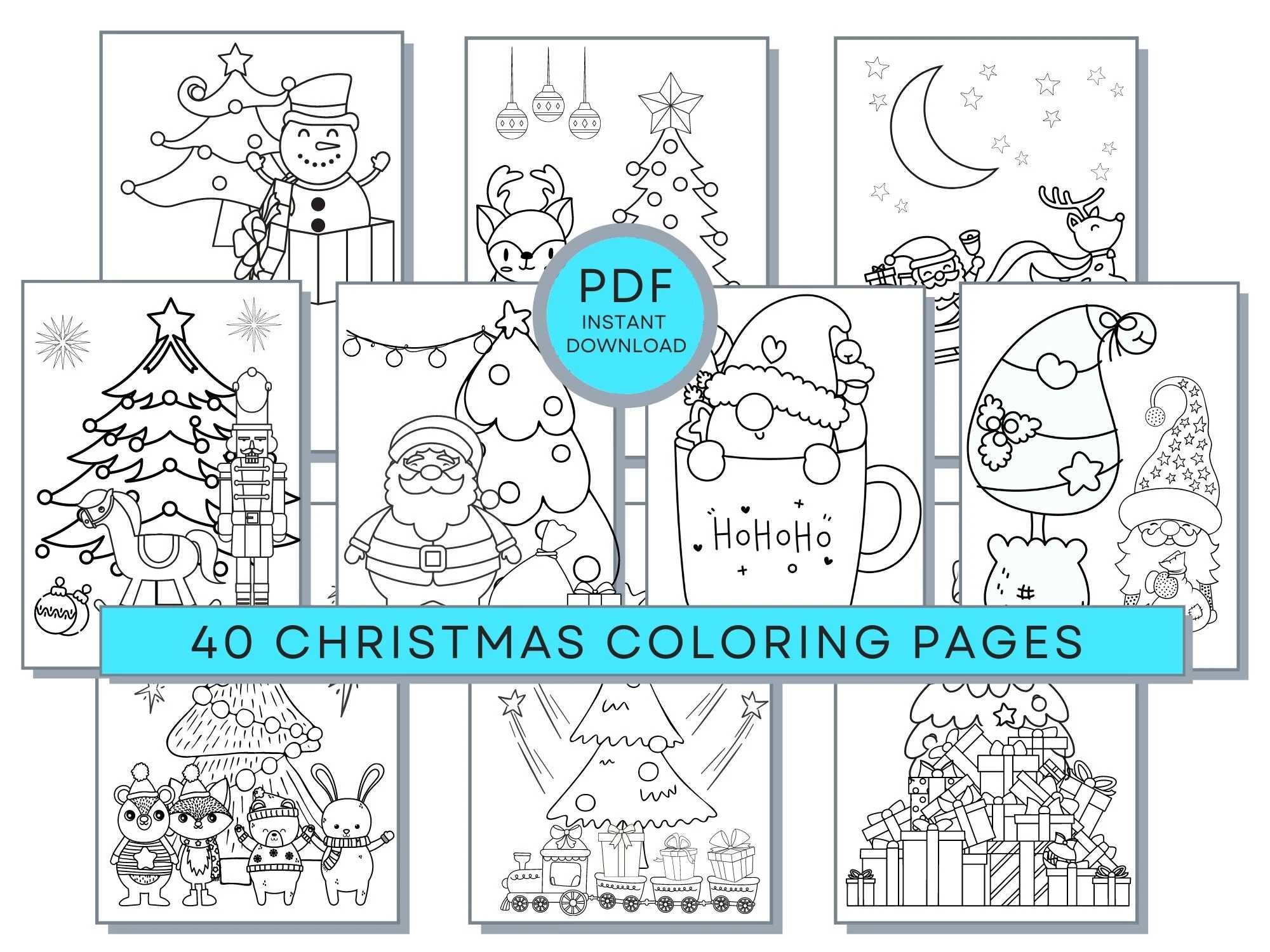 Free Coloring Pages Pdf Format Christmas