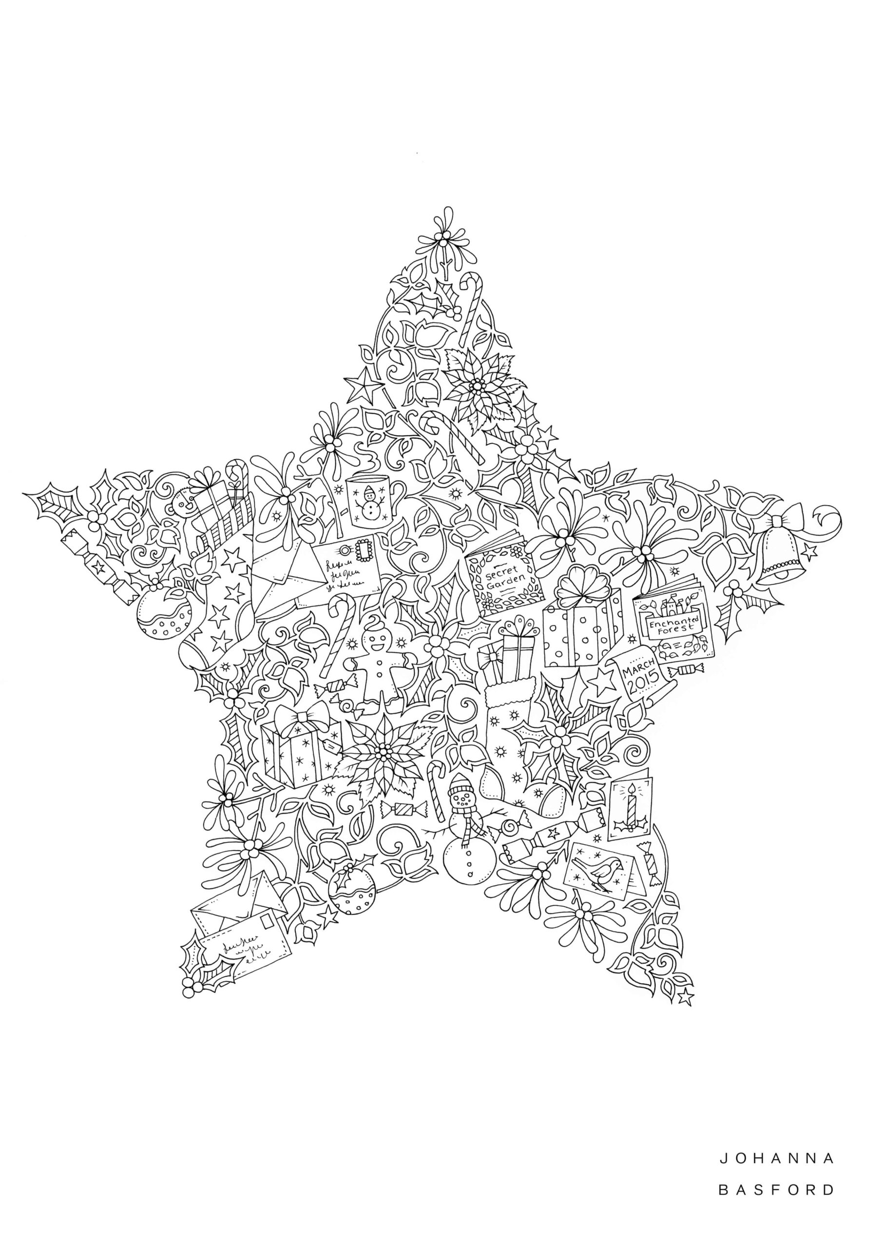 Christmas Colouring Johanna Basford Illustrator U0026 Colouring Book Maker Johanna Basford Illustrator U0026 Colouring Book Maker