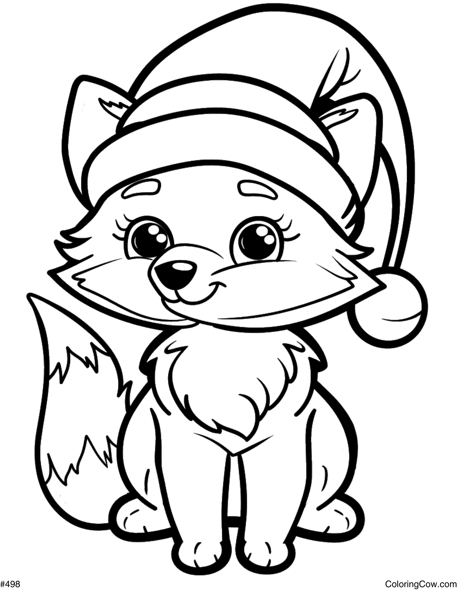 Fox Coloring Page Printable Fox Coloring Page Printable