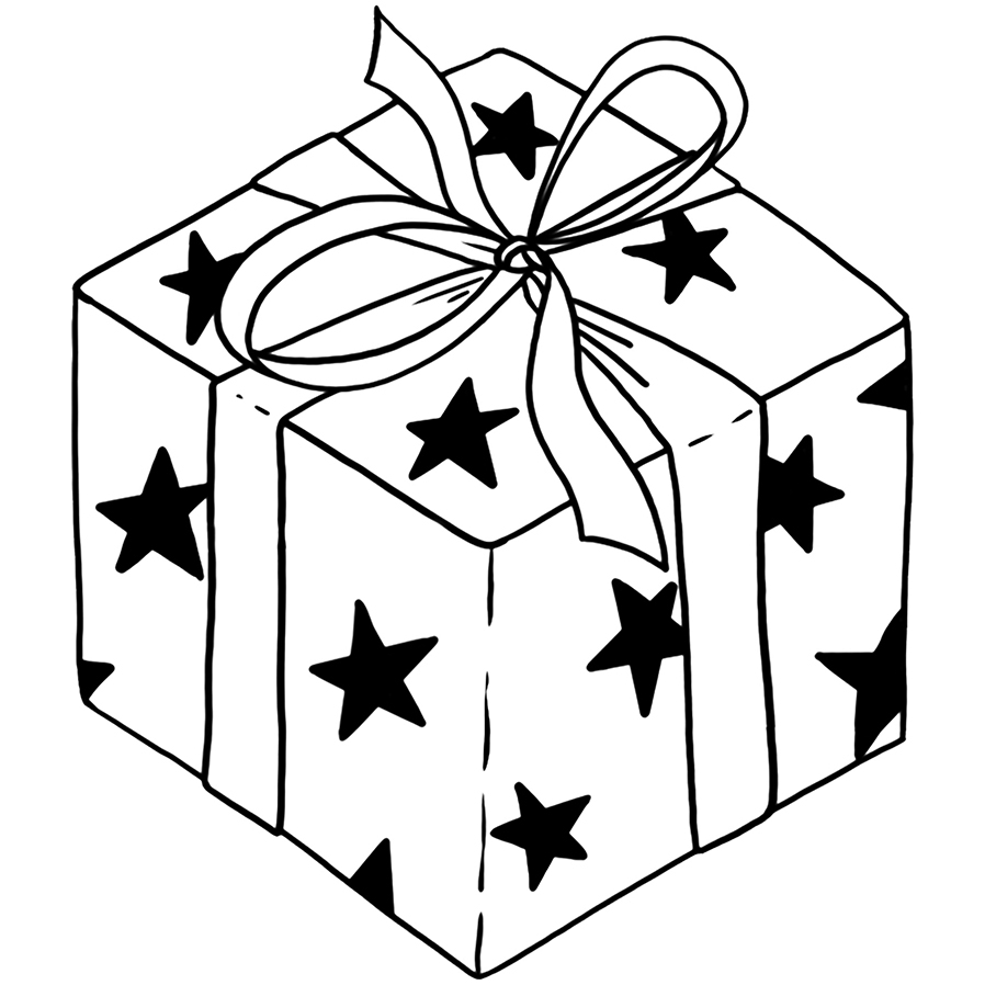 Printable Christmas Presents Coloring Pages