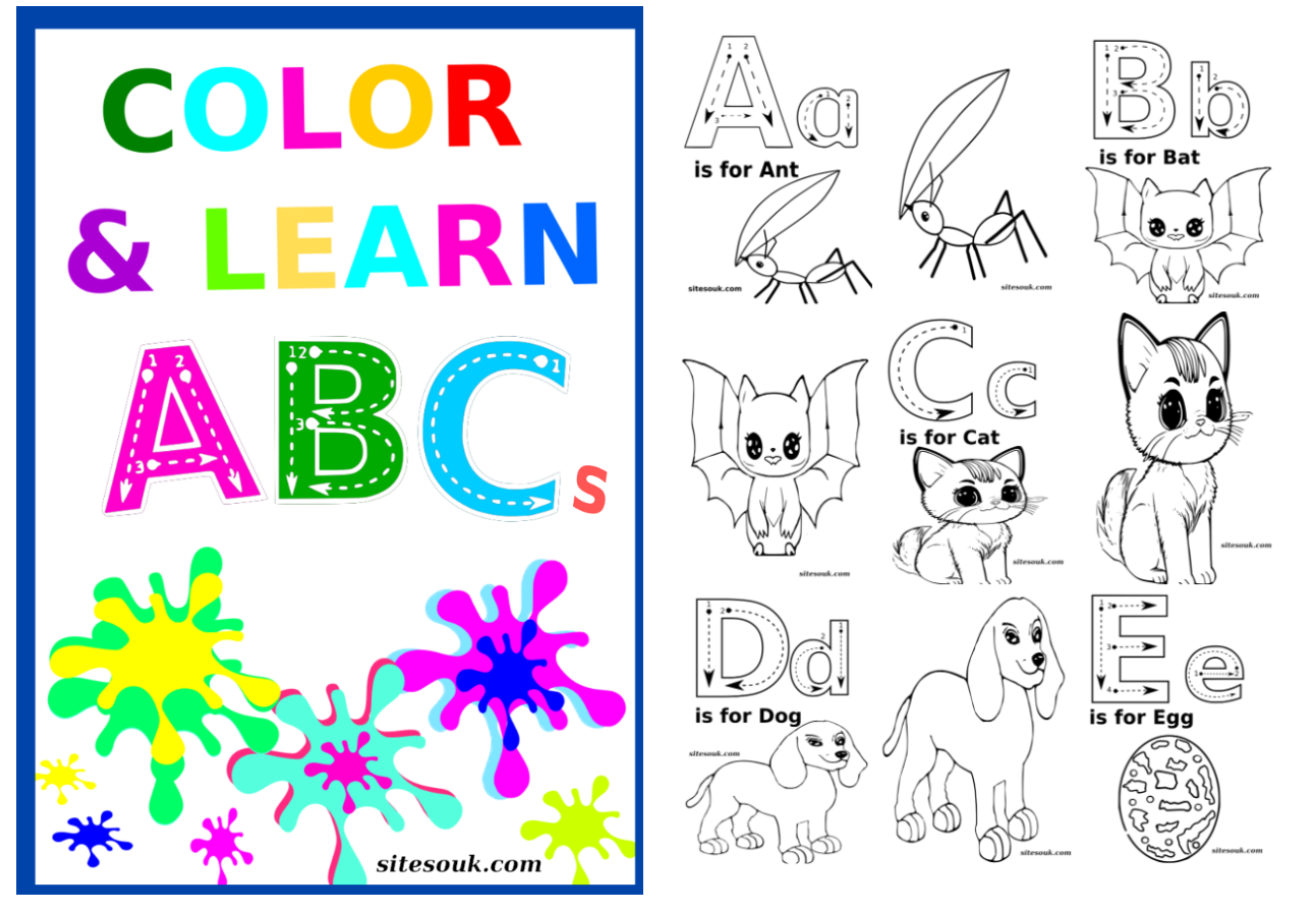 Color And Learn Trace Alphabets Color Animals objects make Education An Exciting Adventure Coloring Book For FREE R AdultColoring Color And Learn Trace Alphabets Color Animals objects make Education An Exciting Adventure Coloring Book For FREE R AdultColoring
