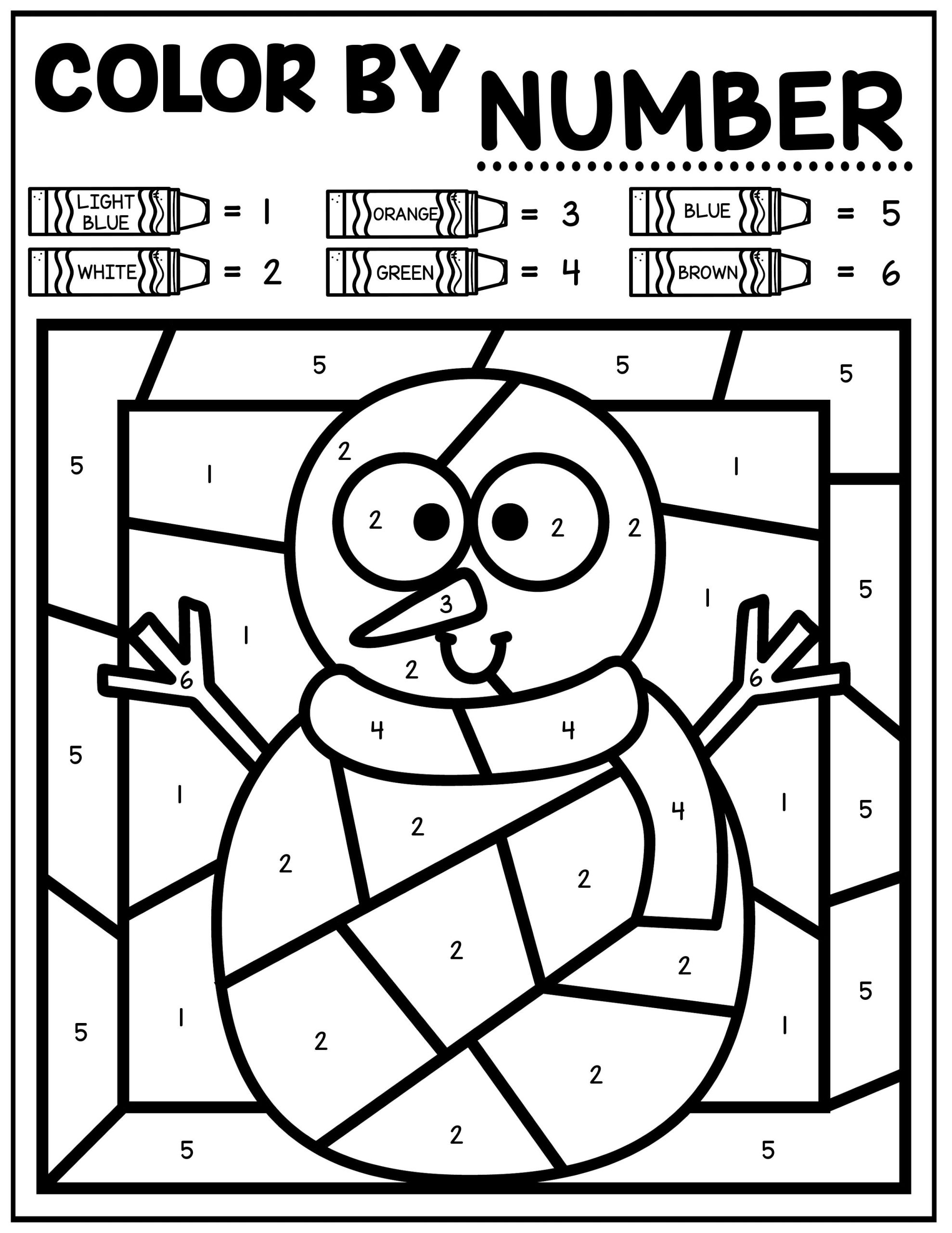 Color By Number Christmas Geometry Worksheet Teach Starter Worksheets Library