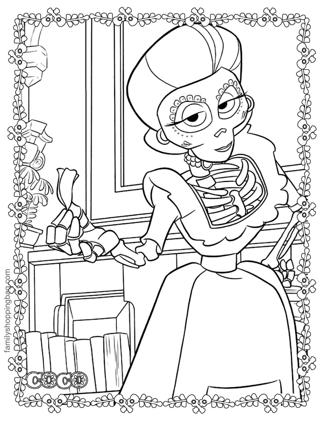 Coloring 7 Page Coco