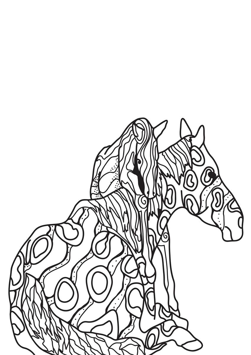 Printable Coloring Pages Horse