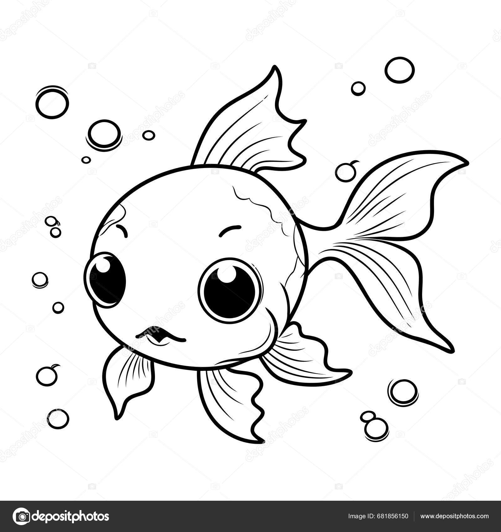 Goldfish Coloring Pages Printable Goldfish Coloring Pages Printable