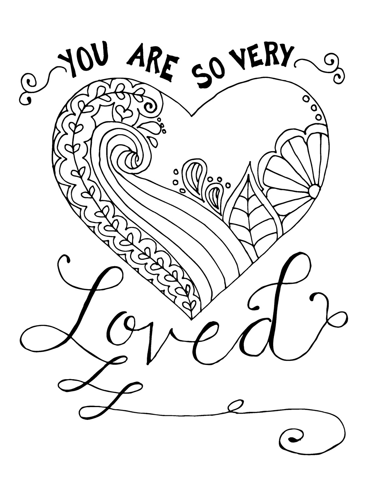 Coloring Page World You Are So Very Loved Coloring Page World You Are So Very Loved