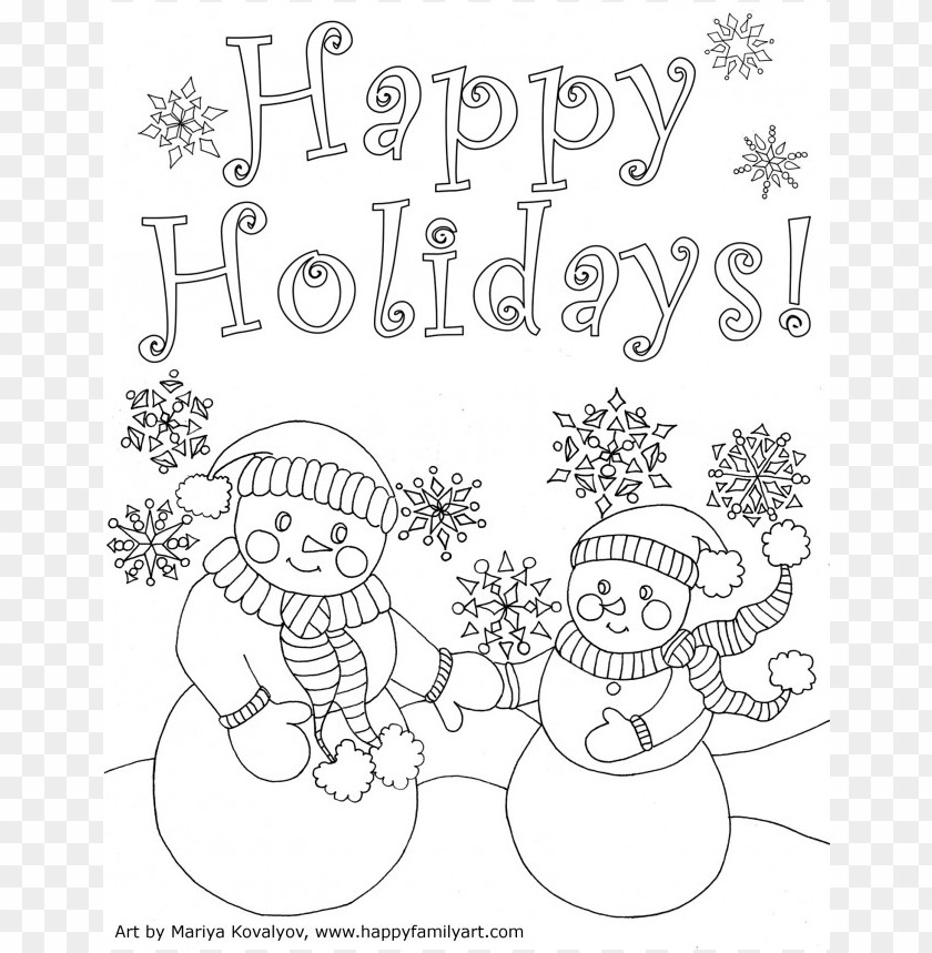 Coloring Pages Christmas Color PNG Transparent With Clear Background ID 107938 TOPpng