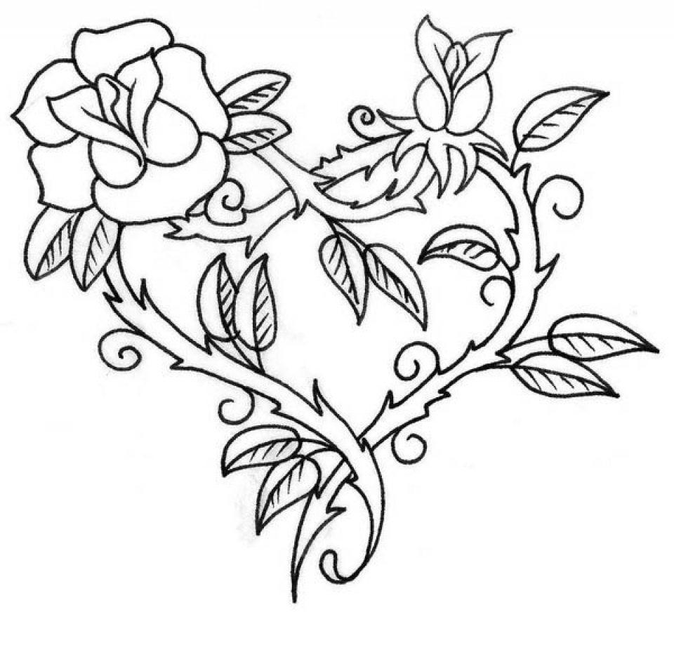 Coloring Pages Printable Roses Coloring Pages For Adults Coloring Pages Printable Roses Coloring Pages For Adults