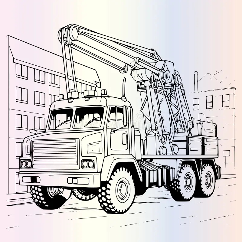 Coloring Pages Trucks Stock Illustrations 33 Coloring Pages Trucks Stock Illustrations Vectors Clipart Dreamstime