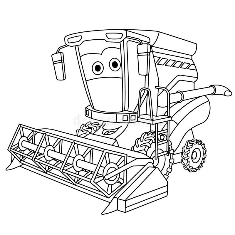 Combine Harvester Coloring Page Stock Illustrations 11 Combine Harvester Coloring Page Stock Illustrations Vectors Clipart Dreamstime