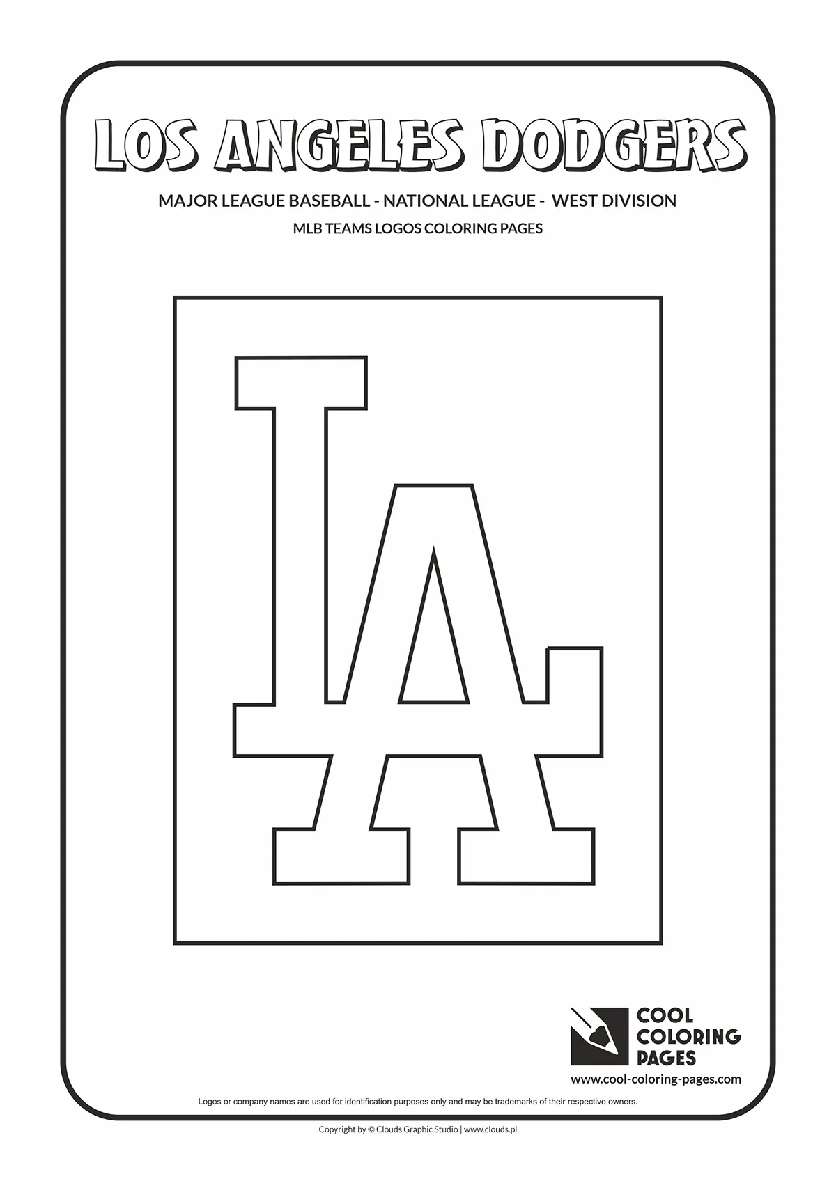 Cool Coloring Pages Los Angeles Dodgers Cap Insignia Coloring Sheets Archives Cool Coloring Pages Free Educational Coloring Pages And Activities For Kids