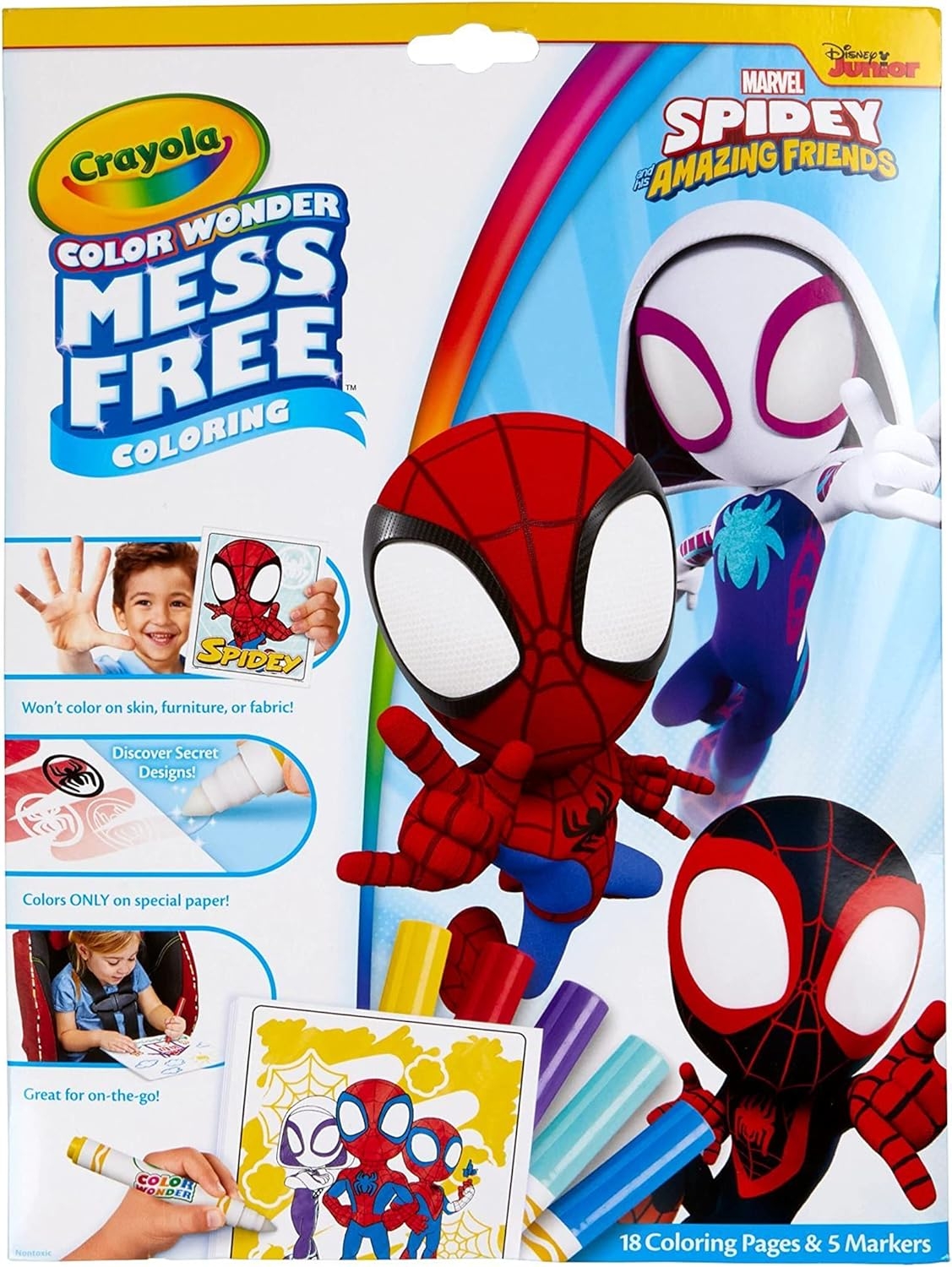 Crayola Color Wonder Spiderman Coloring Pages With Tanzania Ubuy