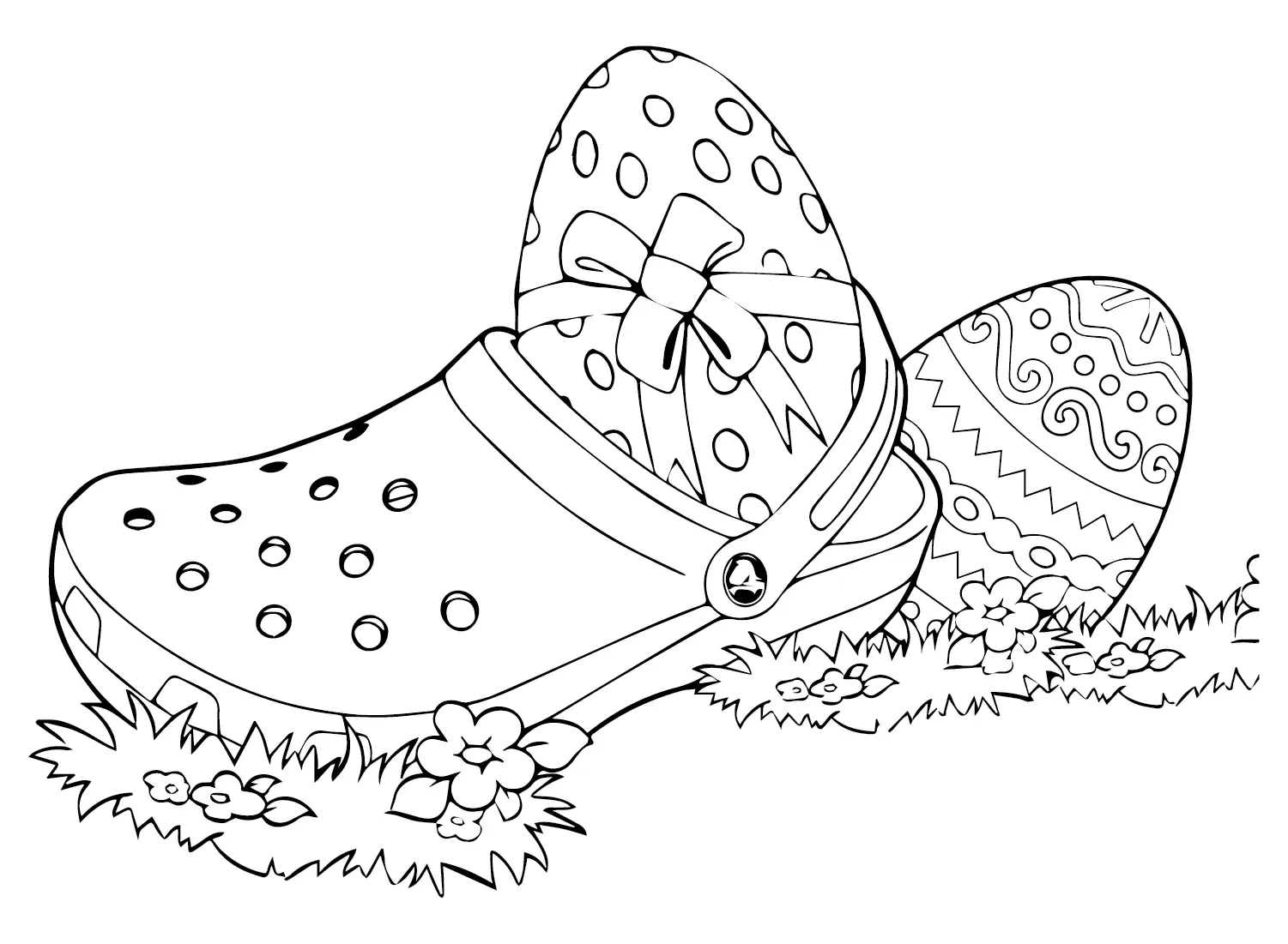 Crocs Coloring Pages To Print Free Printable Coloring Pages