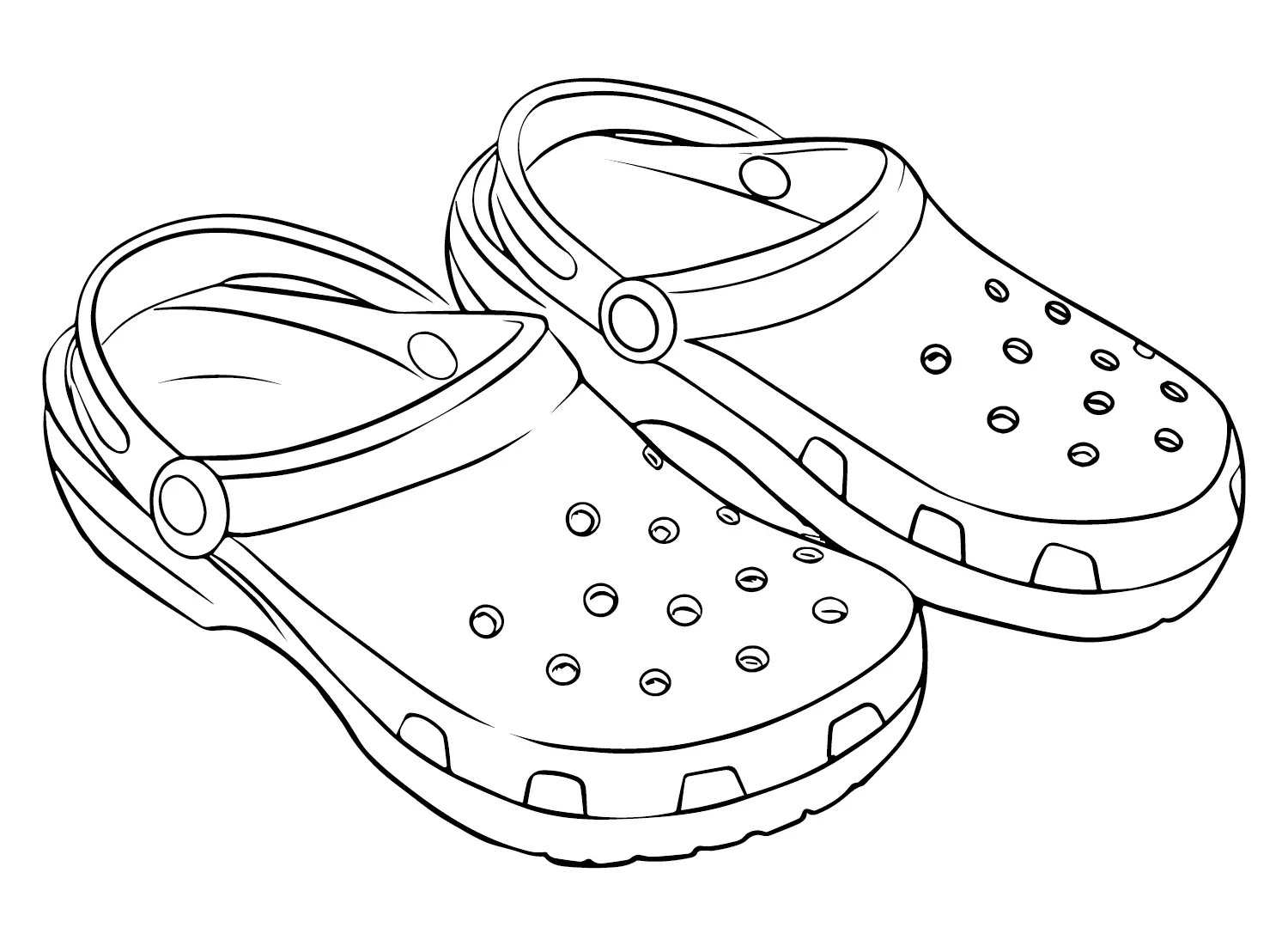 Crocs Coloring Pages To Print Free Printable Coloring Pages