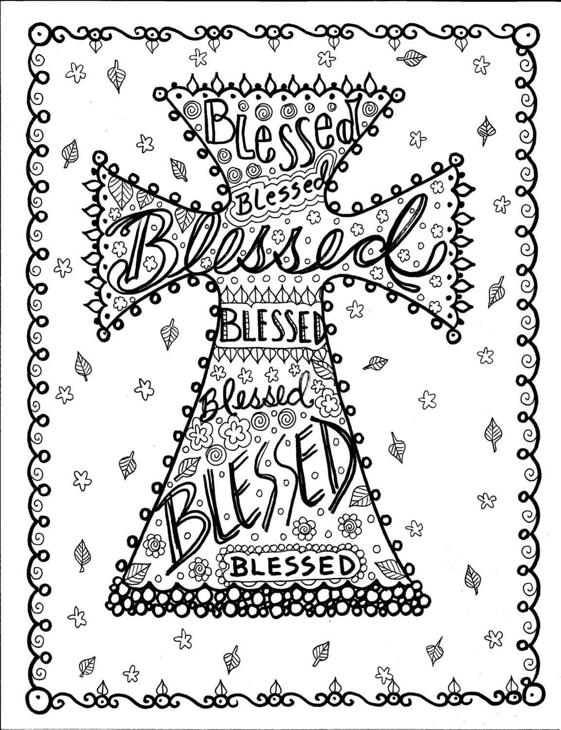 Cross Coloring Pages Printable Coloring Pages FREE