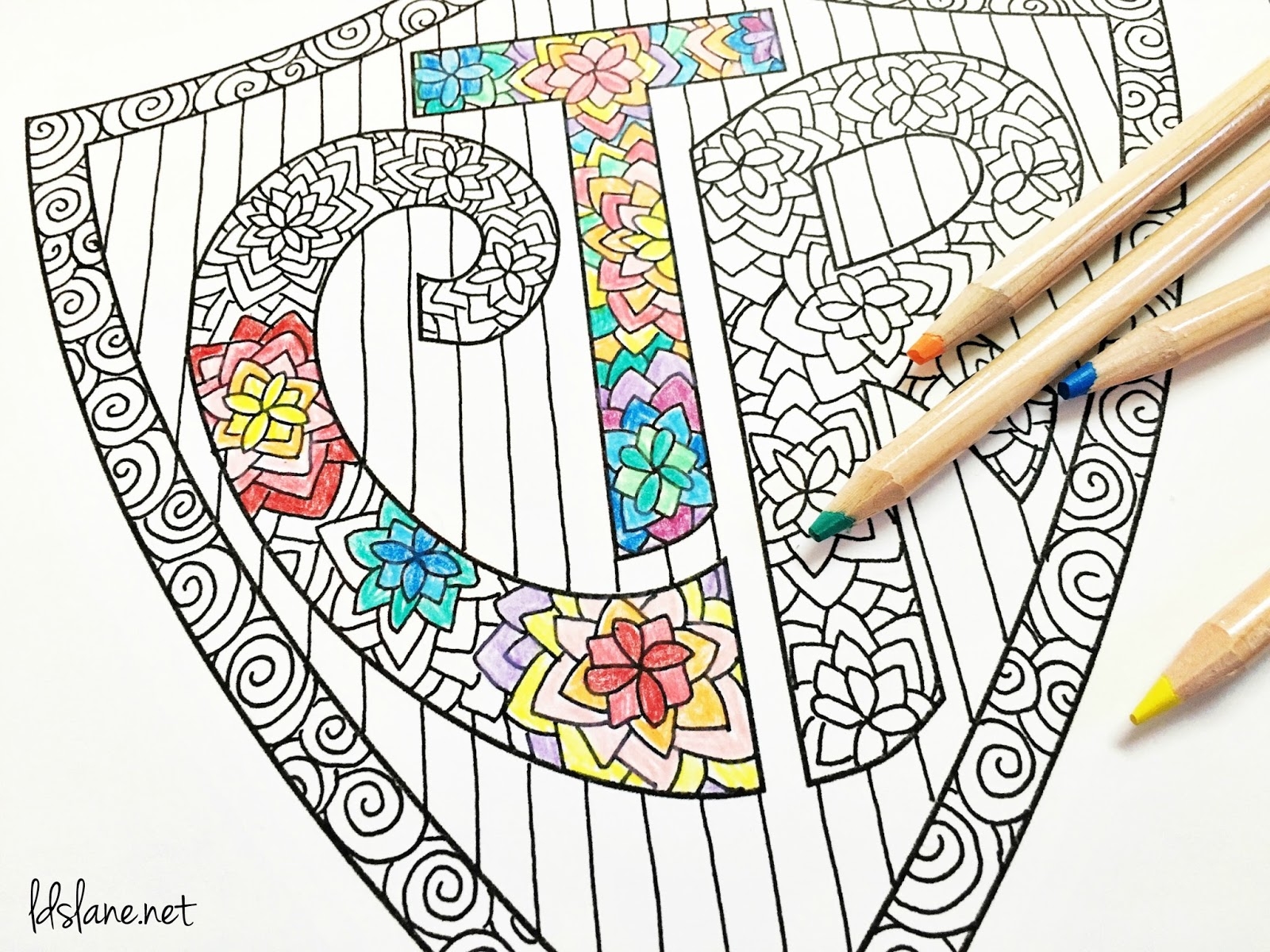 CTR Coloring Page