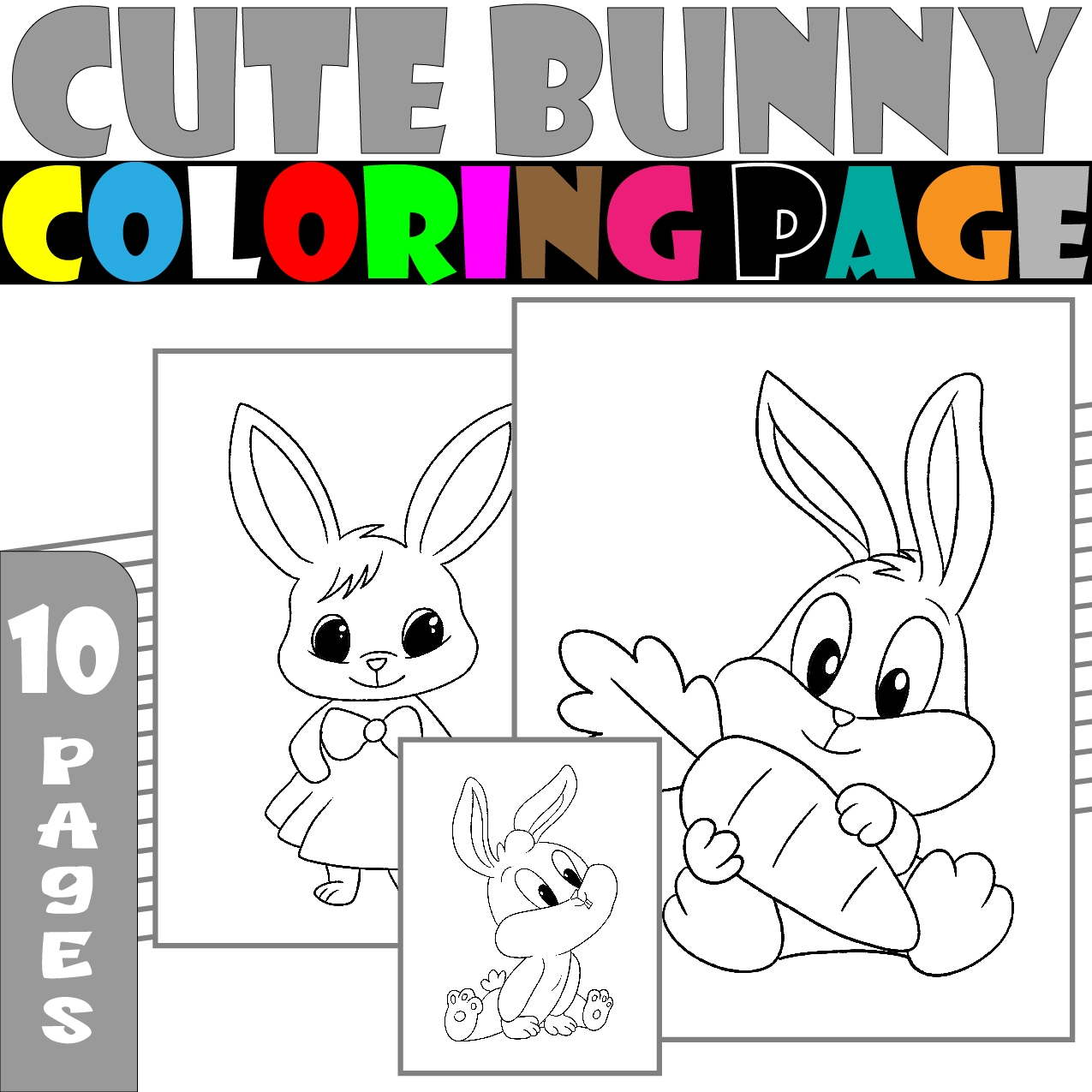 Bunny Coloring Pages Printable Free Bunny Coloring Pages Printable Free