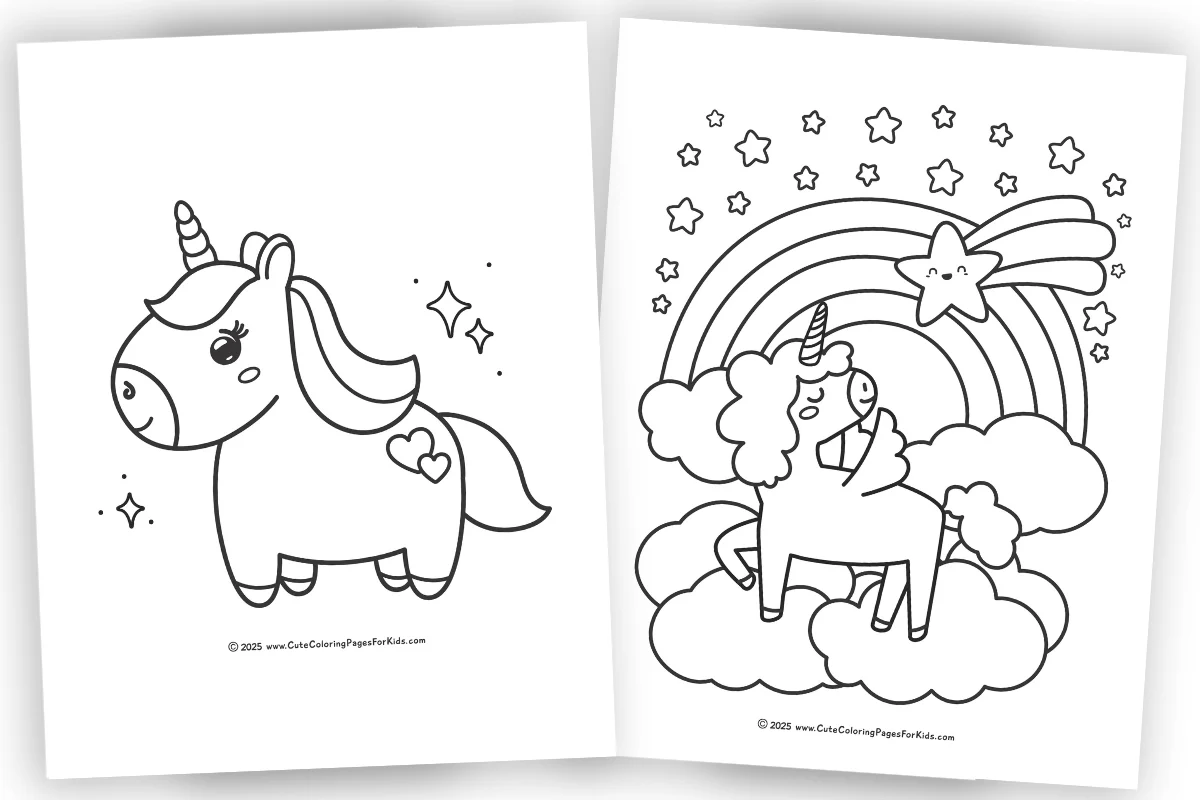 cute unicorn coloring pages free and easy printables cute cute unicorn coloring pages free and easy printables cute