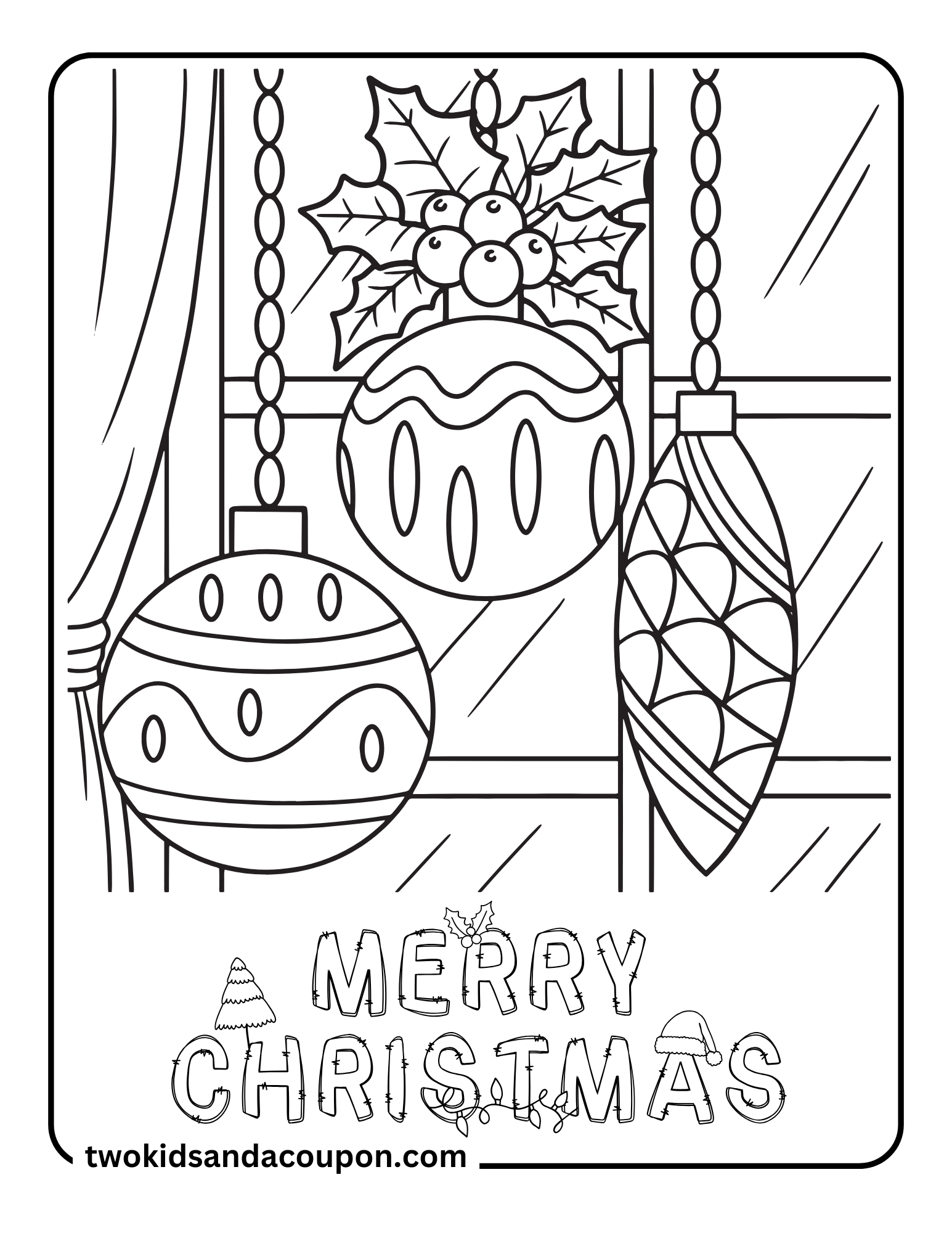 Deck The Halls With 8 Christmas Ornament Coloring Pages Deck The Halls With 8 Christmas Ornament Coloring Pages