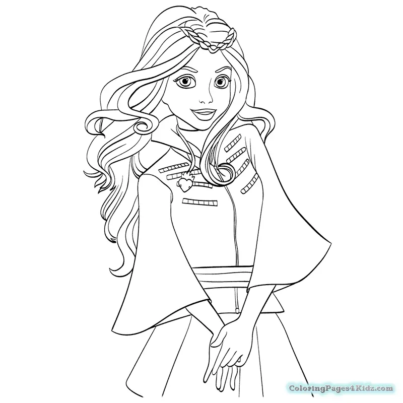 Descendants Coloring Pages To Print Free Printable Coloring Pages
