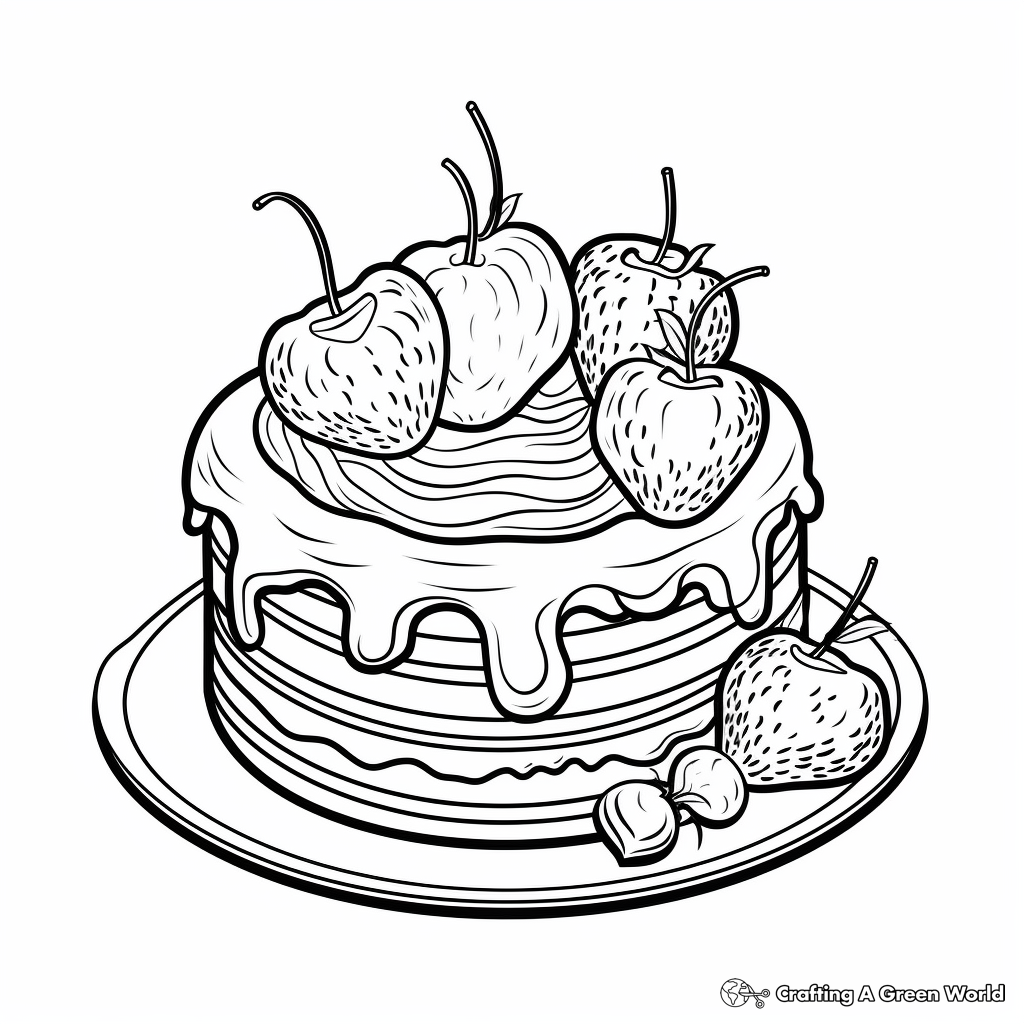 Dessert Coloring Pages Free Printable Dessert Coloring Pages Free Printable