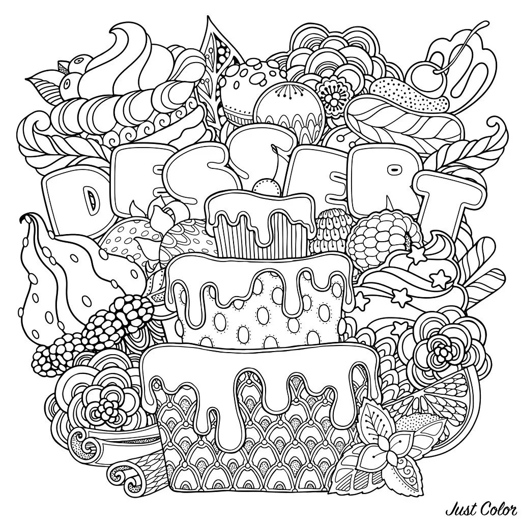 Desserts Coloring Pages To Print Free Printable Coloring Pages Desserts Coloring Pages To Print Free Printable Coloring Pages