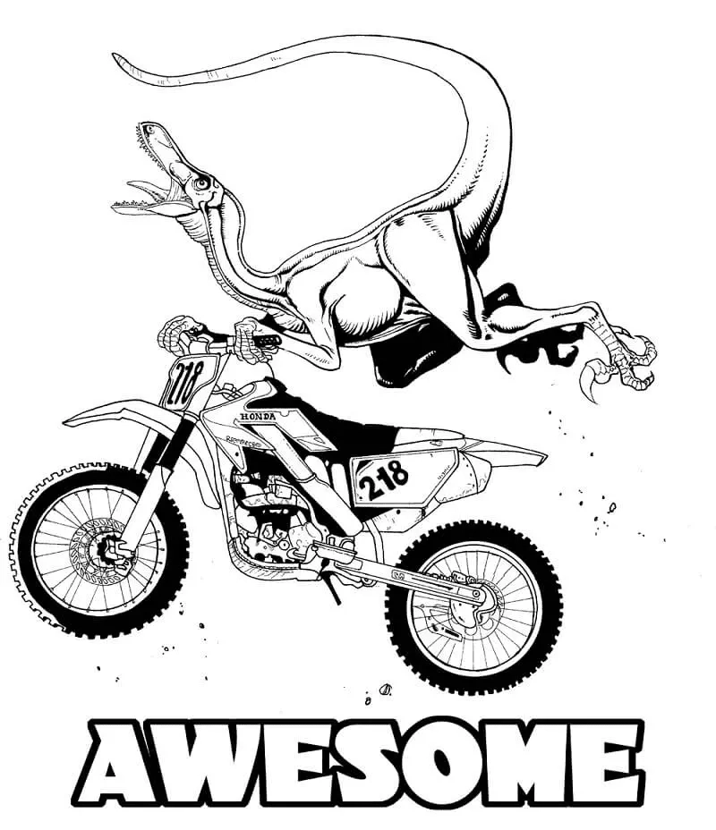 Dirt Bike Coloring Pages To Print Free Printable Coloring Pages