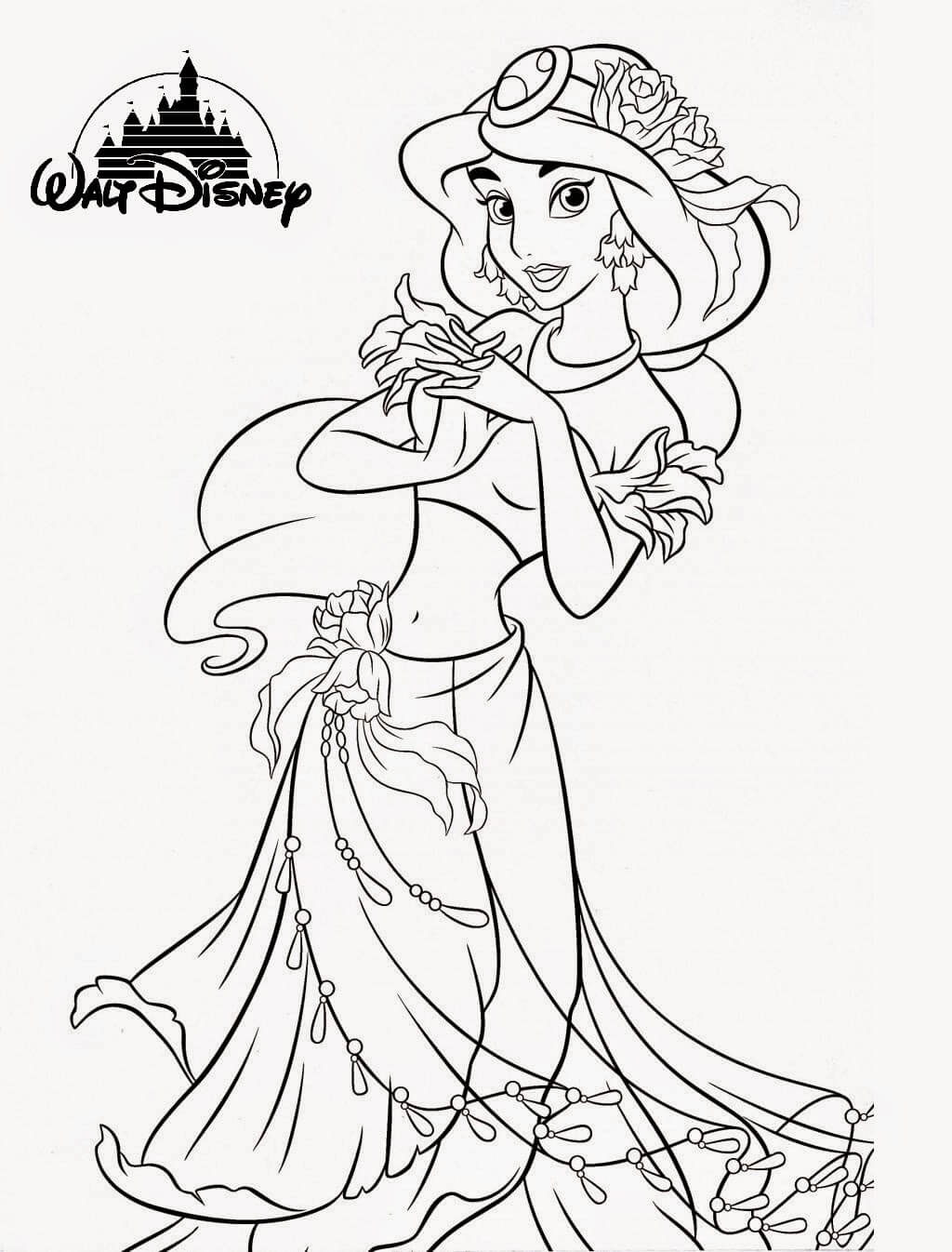 Disney Princess Coloring Pages Printable Coloring Pages FREE