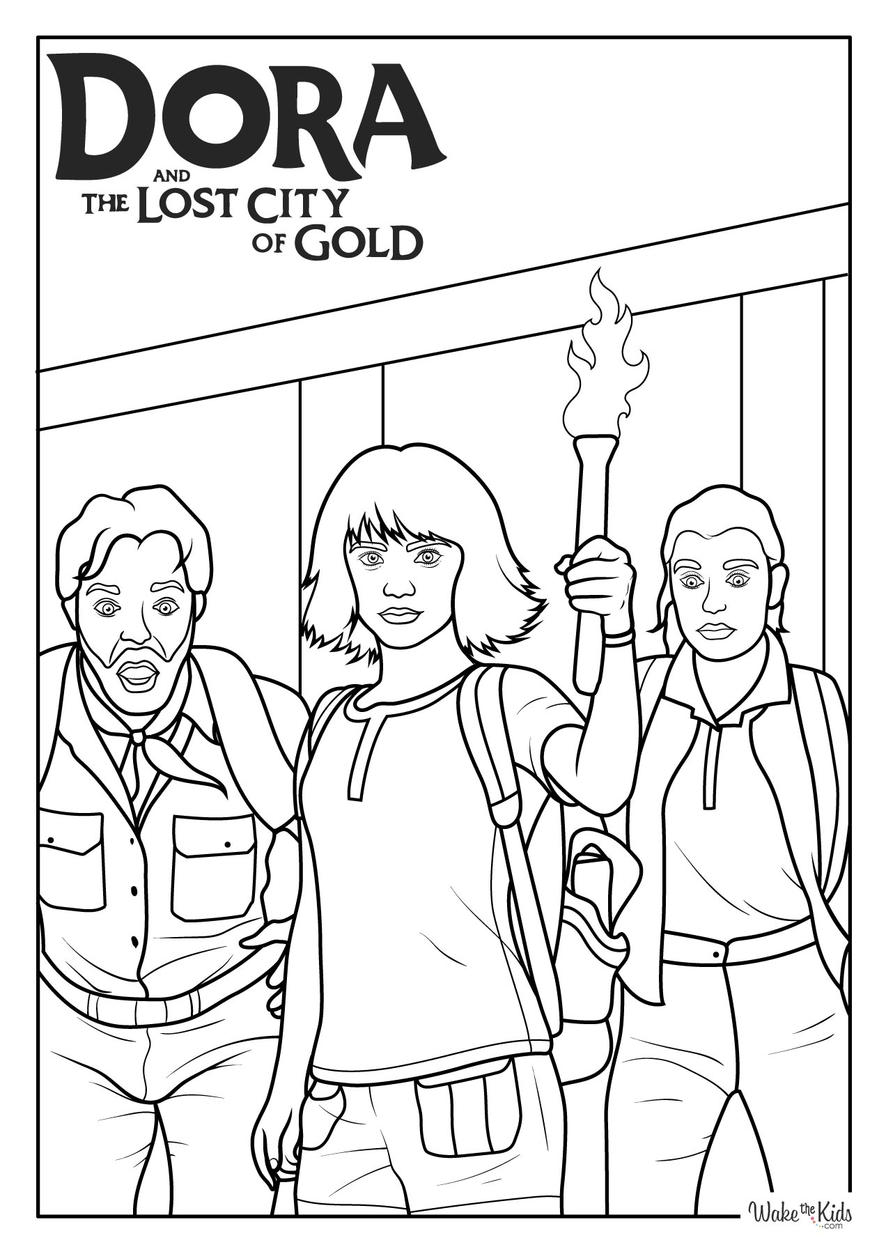 Printable Dora Coloring Pages Printable Dora Coloring Pages