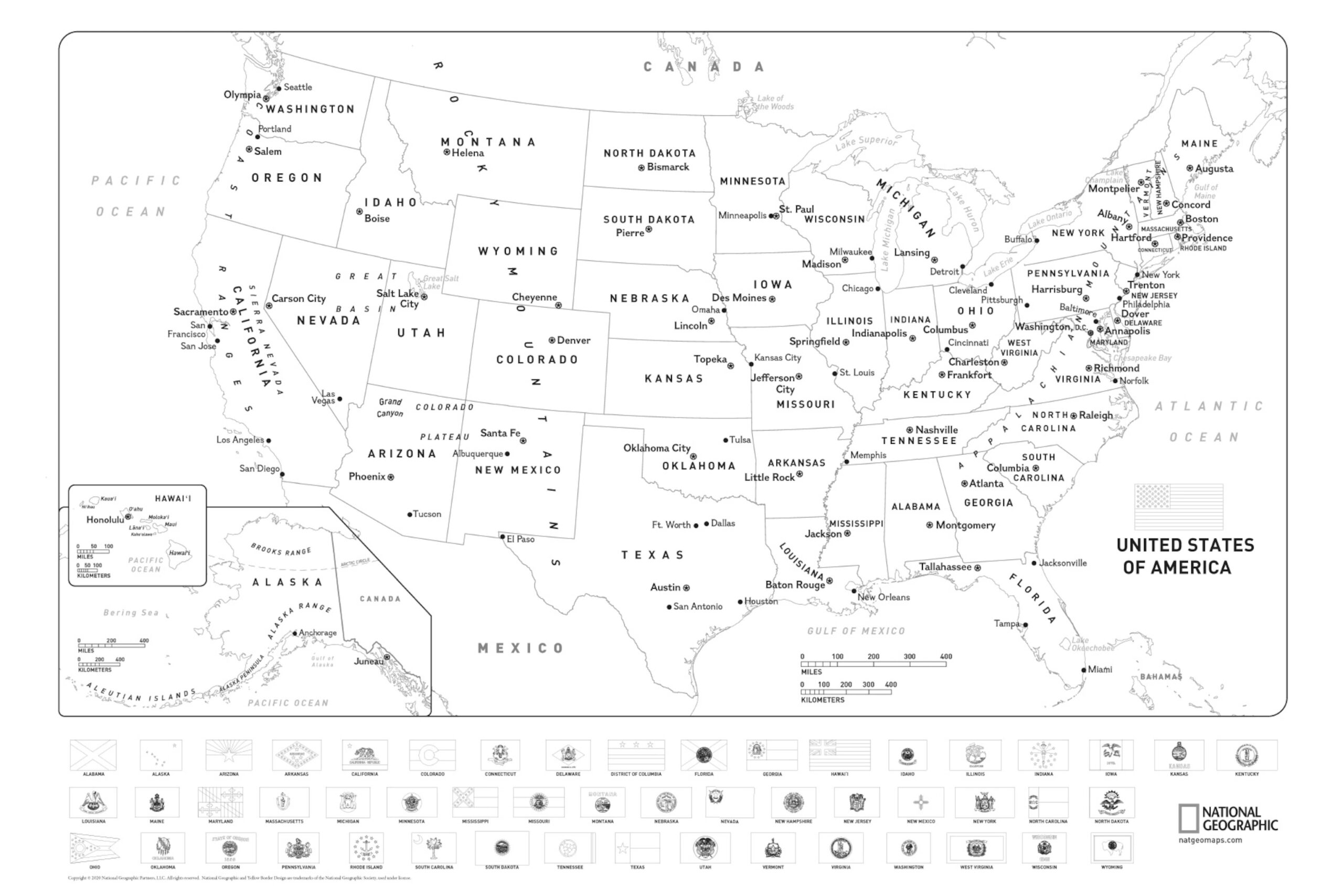 Download And Color A Free World Or United States Map With Flags Download And Color A Free World Or United States Map With Flags