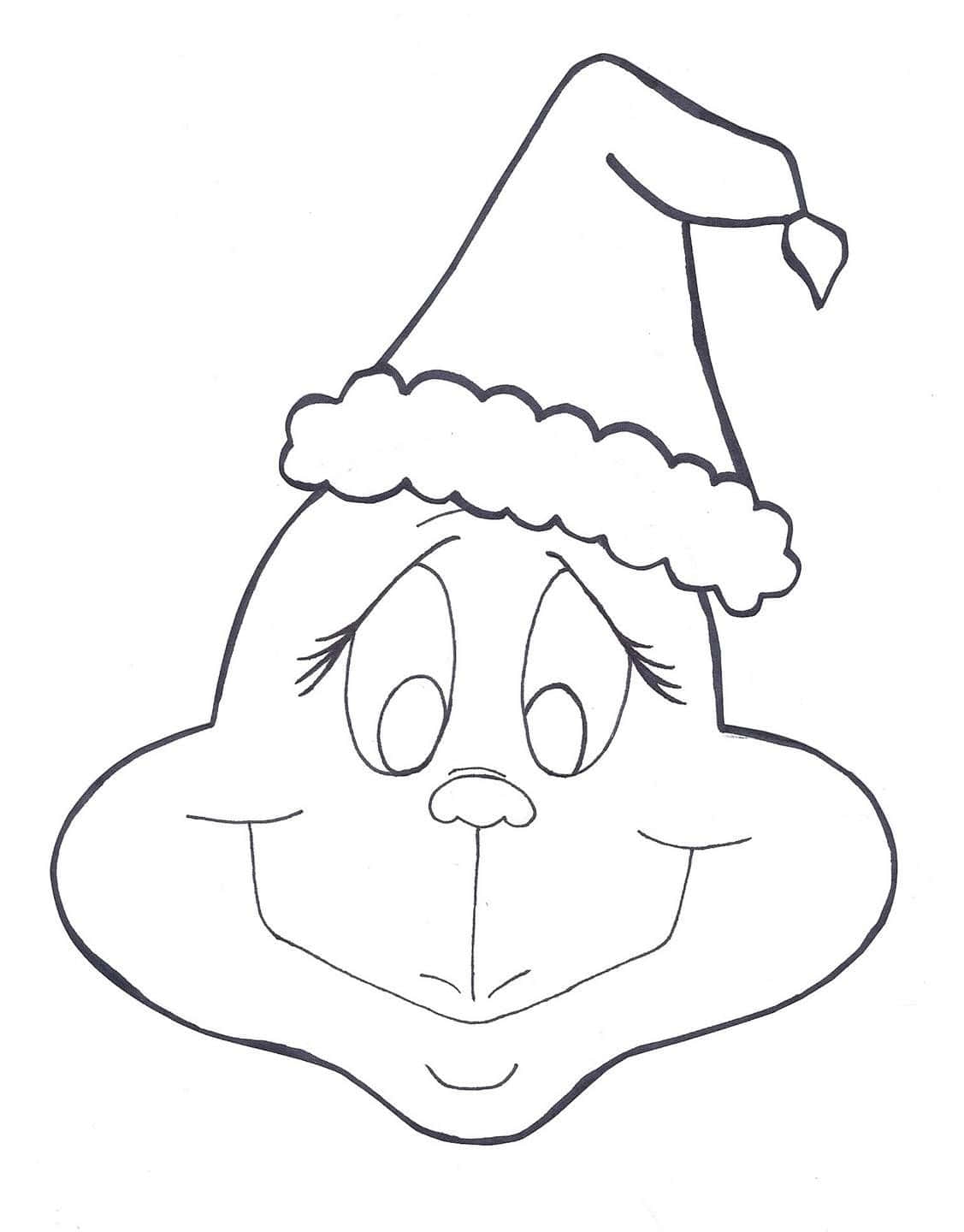 Download Christmas Coloring Grinch Picture Wallpapers