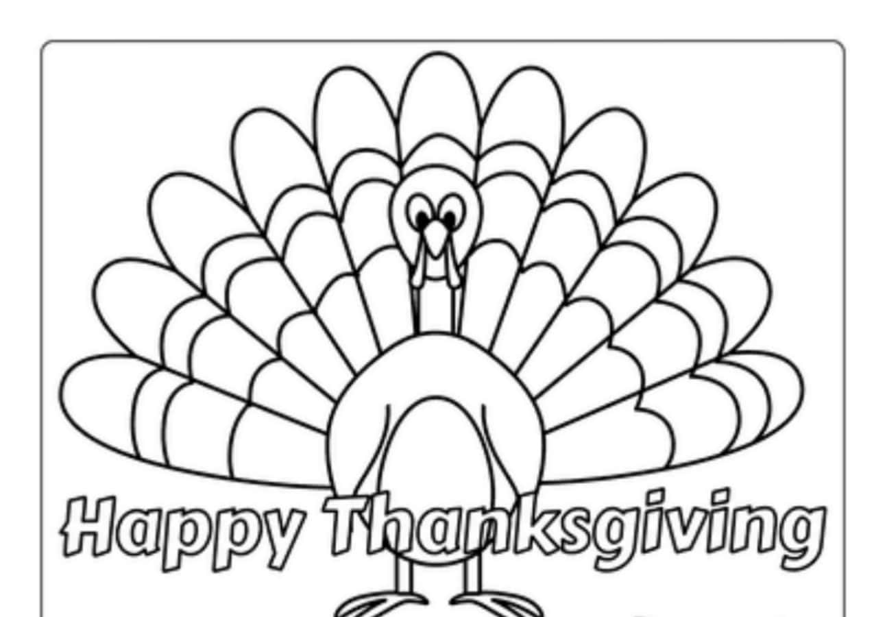 Download Thanksgiving Coloring Pages For Kids Wallpapers