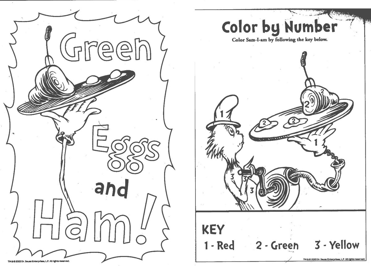 Dr Seuss Coloring Activity Book Set Of 4 Books EBay