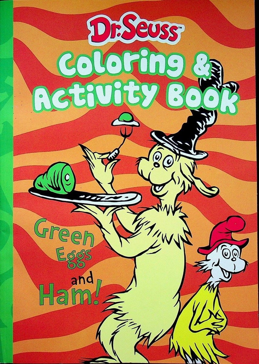 Dr Seuss Coloring And Activity Book Green Eggs And Ham Coloring Book Dr EBay