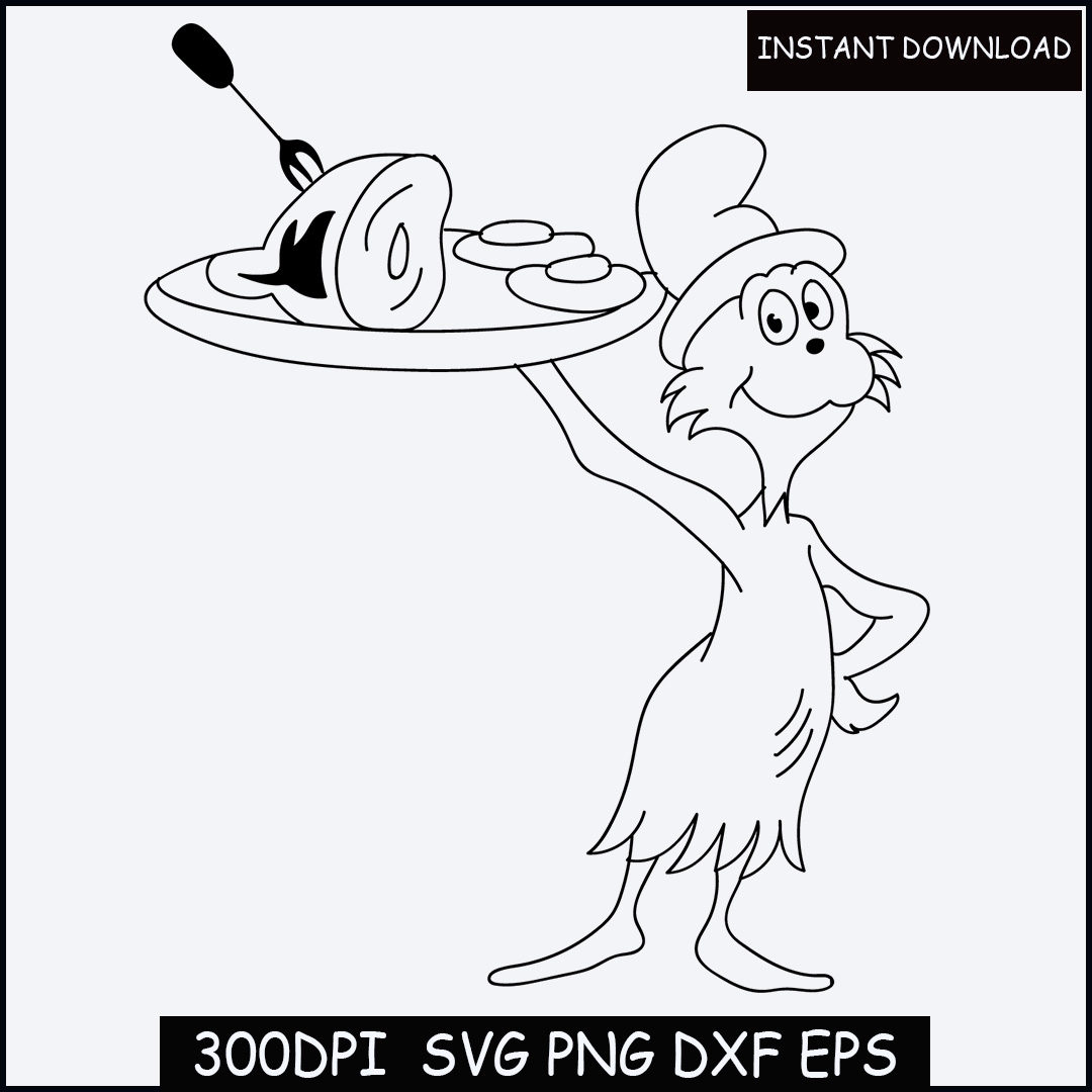 Green Eggs And Ham Coloring Pages Printable