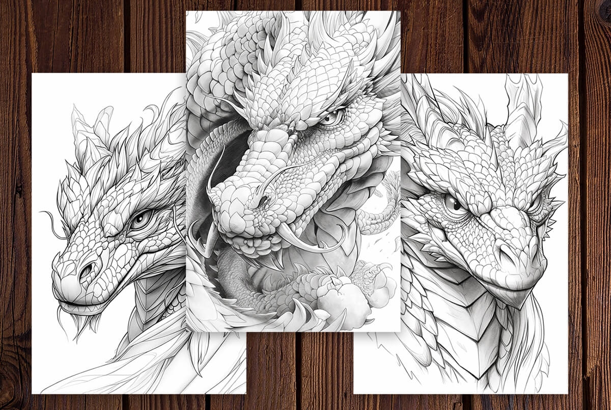 Dragon Coloring Pages Free 10 Coloring Pages Dragon Coloring Pages Free 10 Coloring Pages