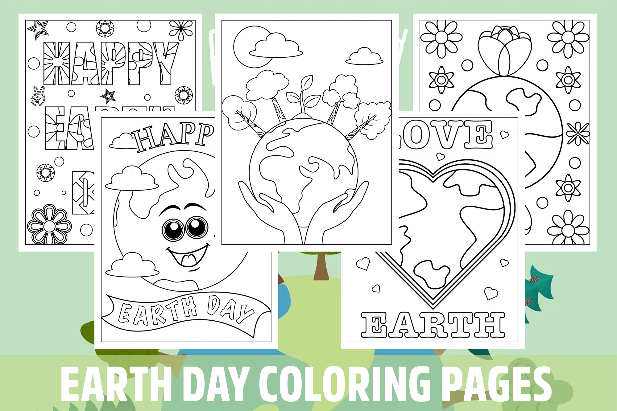 Free Printable Earth Coloring Pages Free Printable Earth Coloring Pages