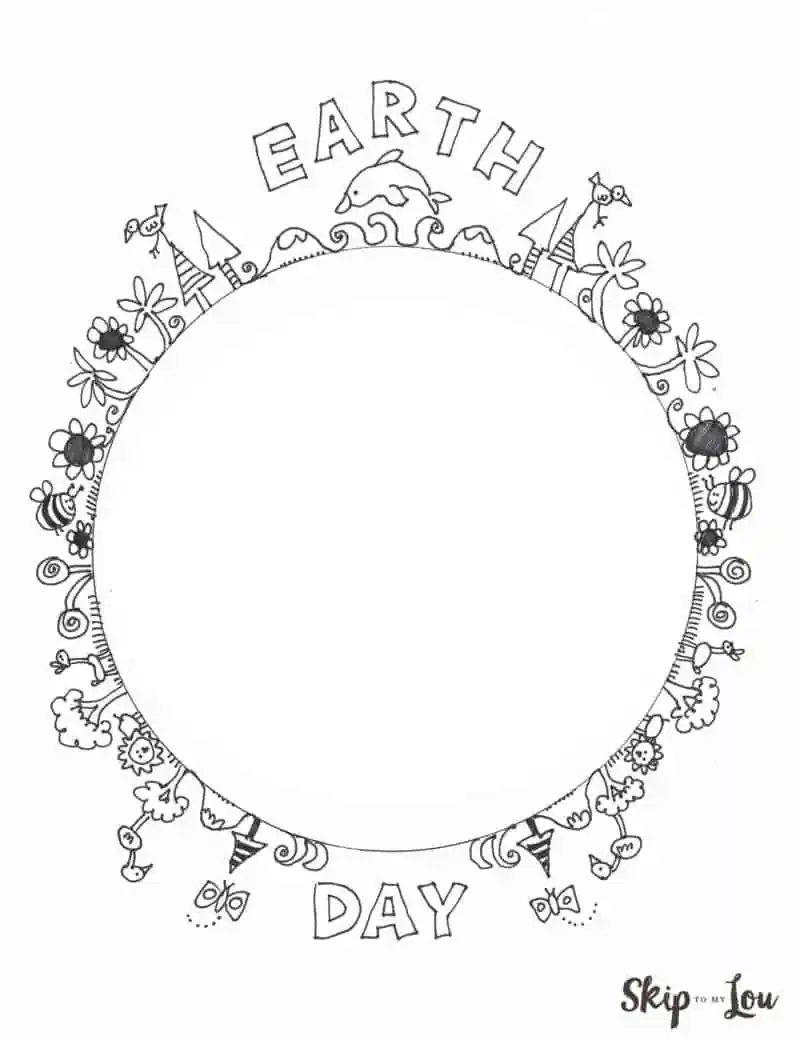 Earth Day Coloring Pages Free Printables Skip To My Lou Earth Day Coloring Pages Free Printables Skip To My Lou
