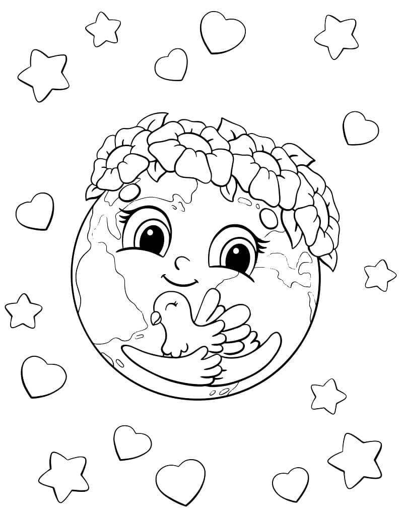 Earth Day For Children Coloring Page Download Print Or Color Online For Free Earth Day For Children Coloring Page Download Print Or Color Online For Free