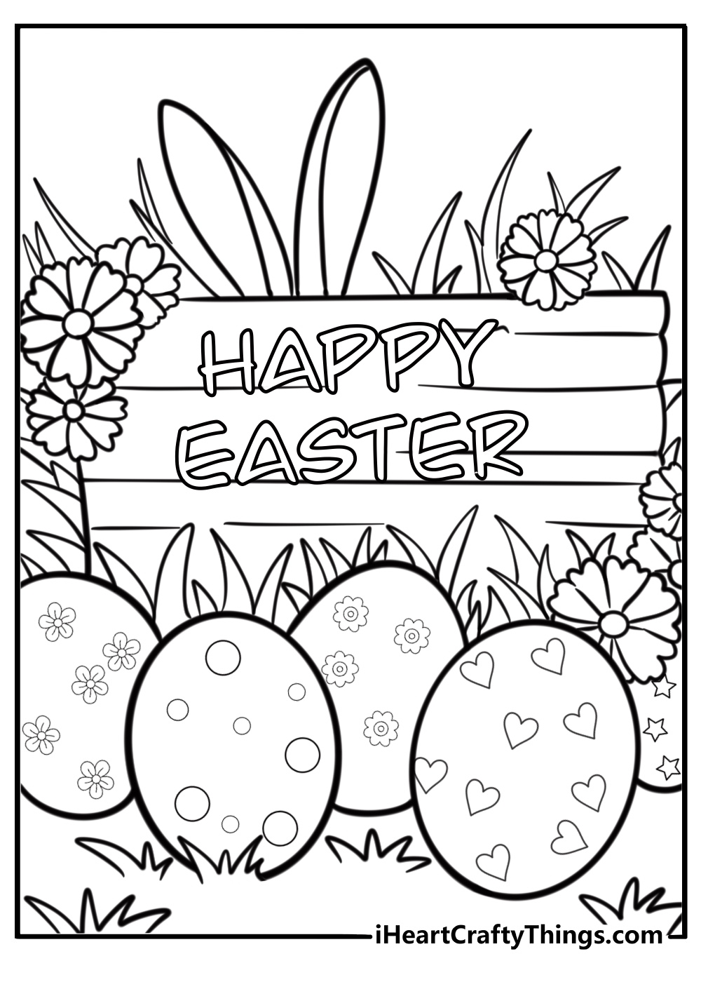 Easter Coloring Pages 36 Free Printable PDF Sheets For Kids