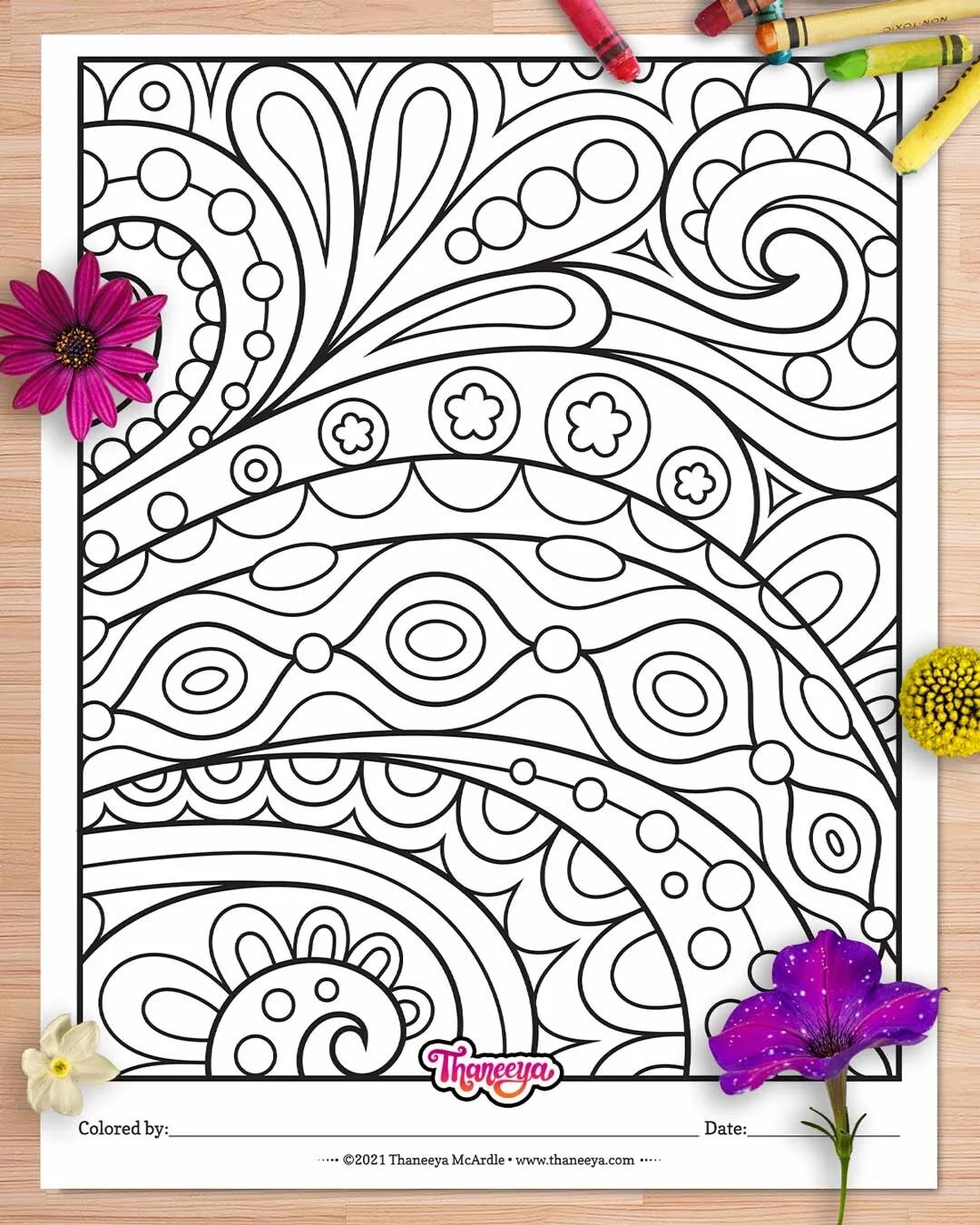 Coloring Pages For Adults Easy Printable