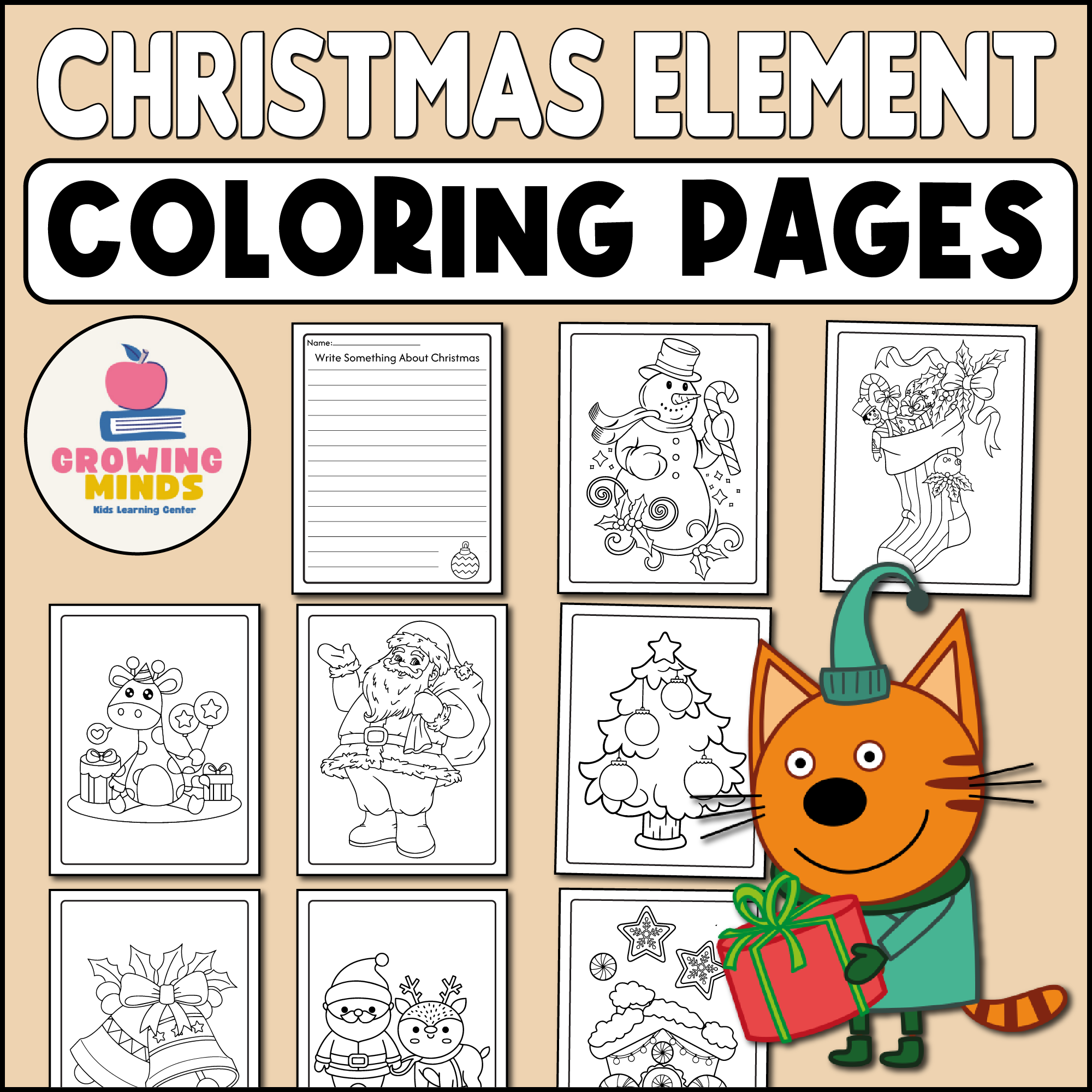 Easy Christmas Coloring Pages Writing Notes Coloring Sheet Copy Made By Teachers Easy Christmas Coloring Pages Writing Notes Coloring Sheet Copy Made By Teachers