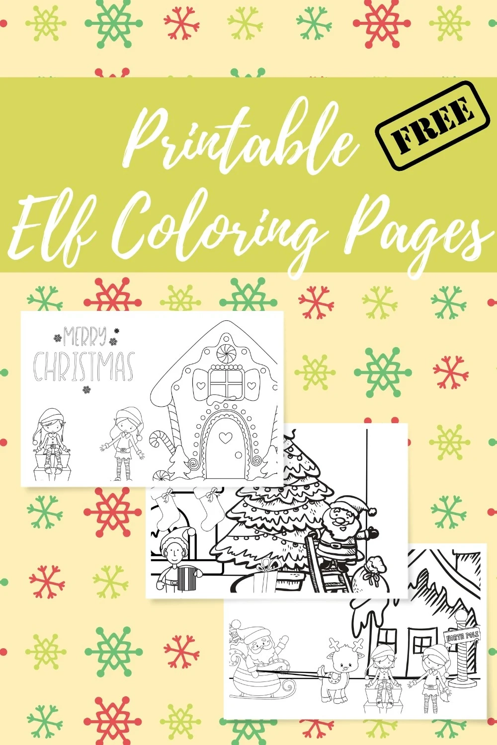 Elf Coloring Pages Free Printable Elf Coloring Pages Free Printable