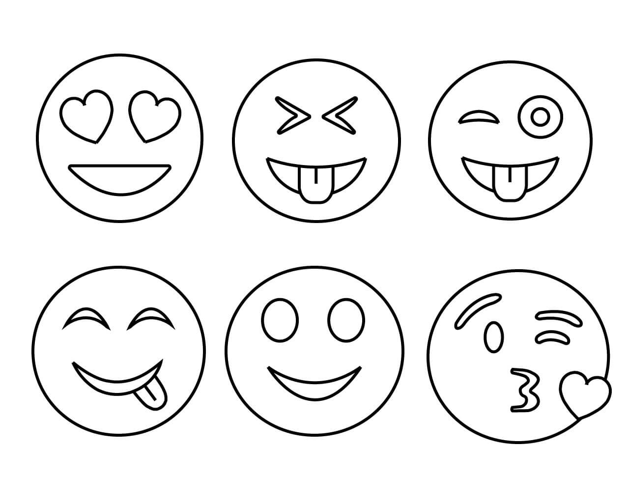 Free Emoji Printable Coloring Pages Free Emoji Printable Coloring Pages