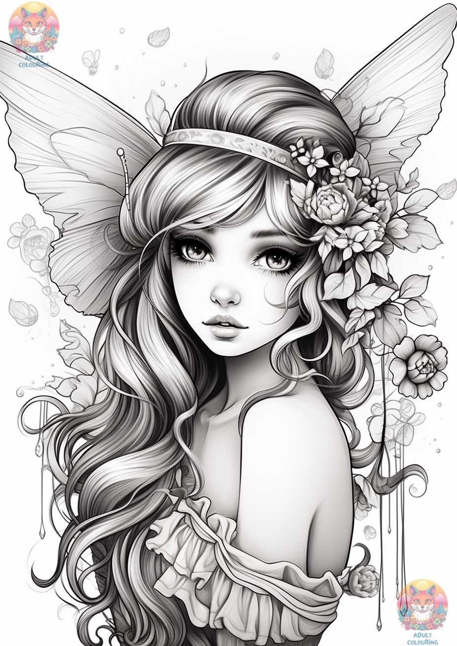 Fairy Coloring Pages For Adults Over 100 Beautiful Pages Adultcolouring Fairy Coloring Pages For Adults Over 100 Beautiful Pages Adultcolouring