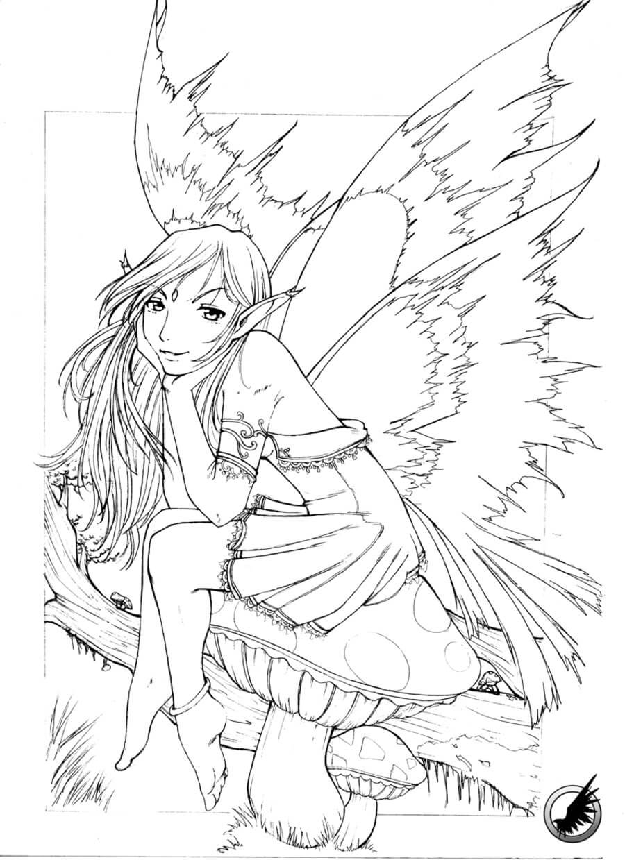 Fairy Coloring Pages Printable Coloring Pages FREE Fairy Coloring Pages Printable Coloring Pages FREE
