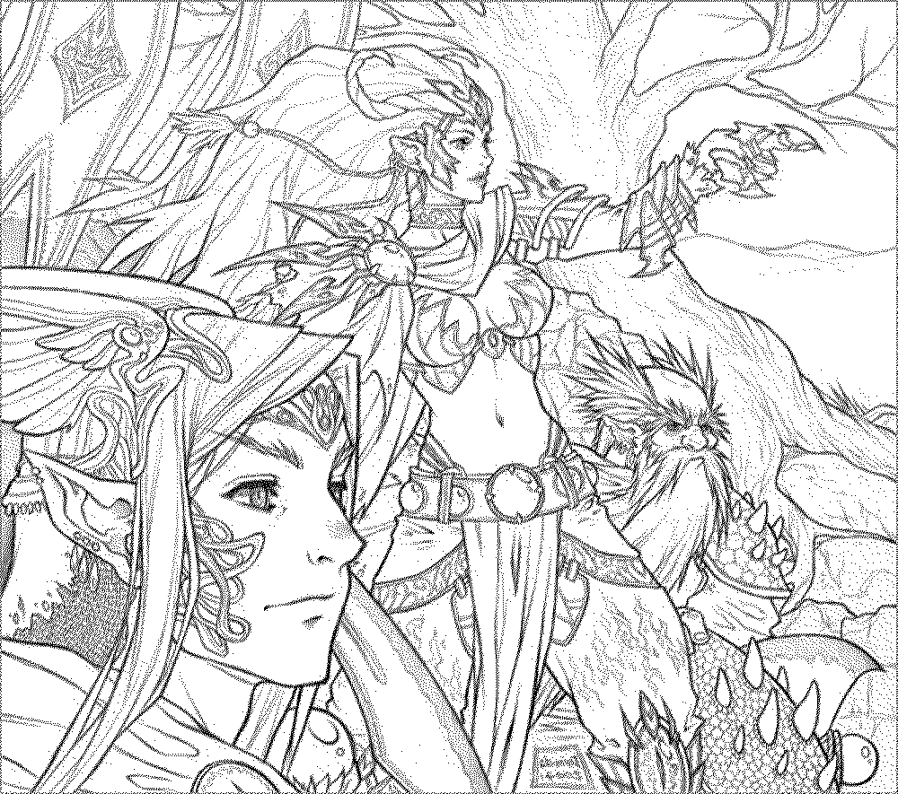 Fantasy Girl Colouring 579686