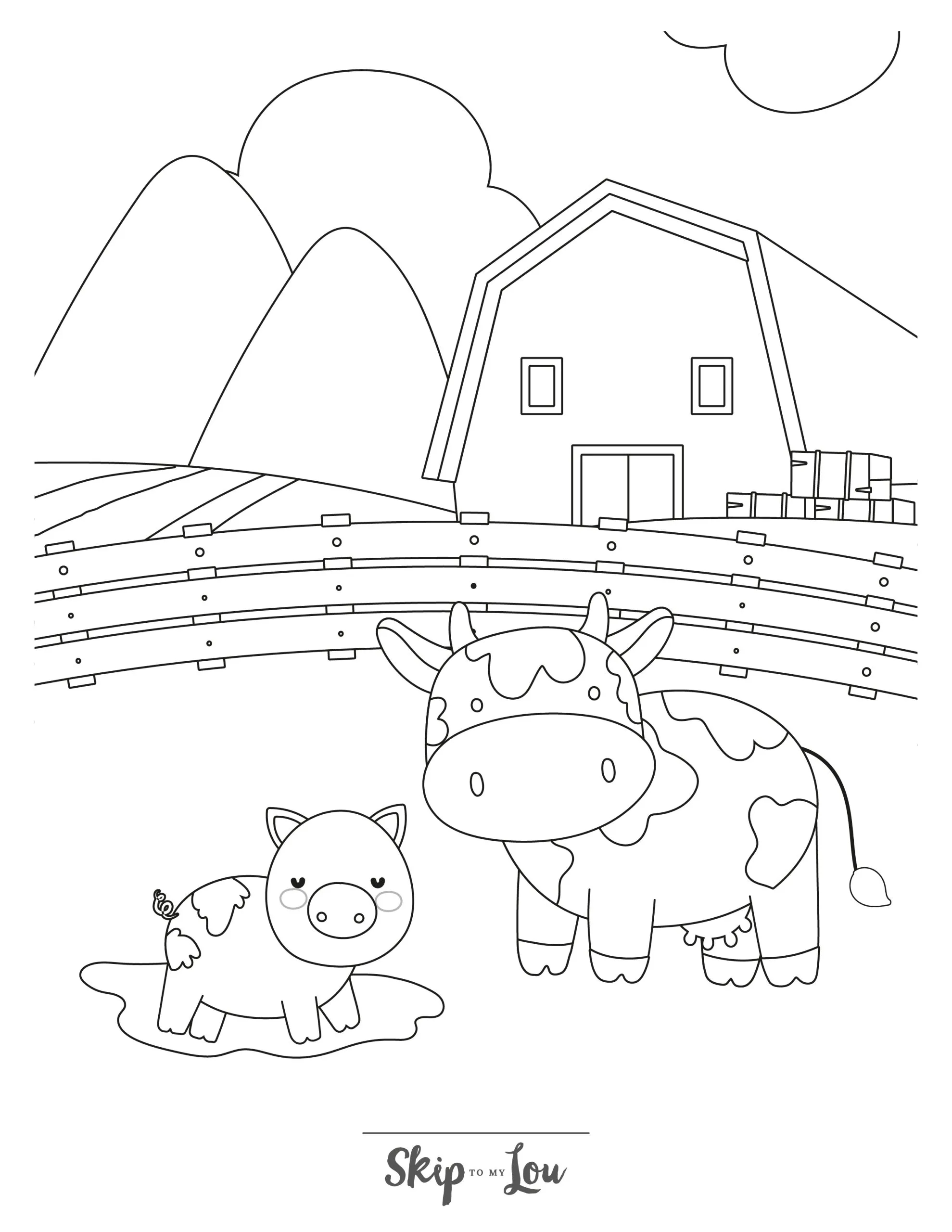 farm coloring pages free printables to download skip to my lou farm coloring pages free printables to download skip to my lou