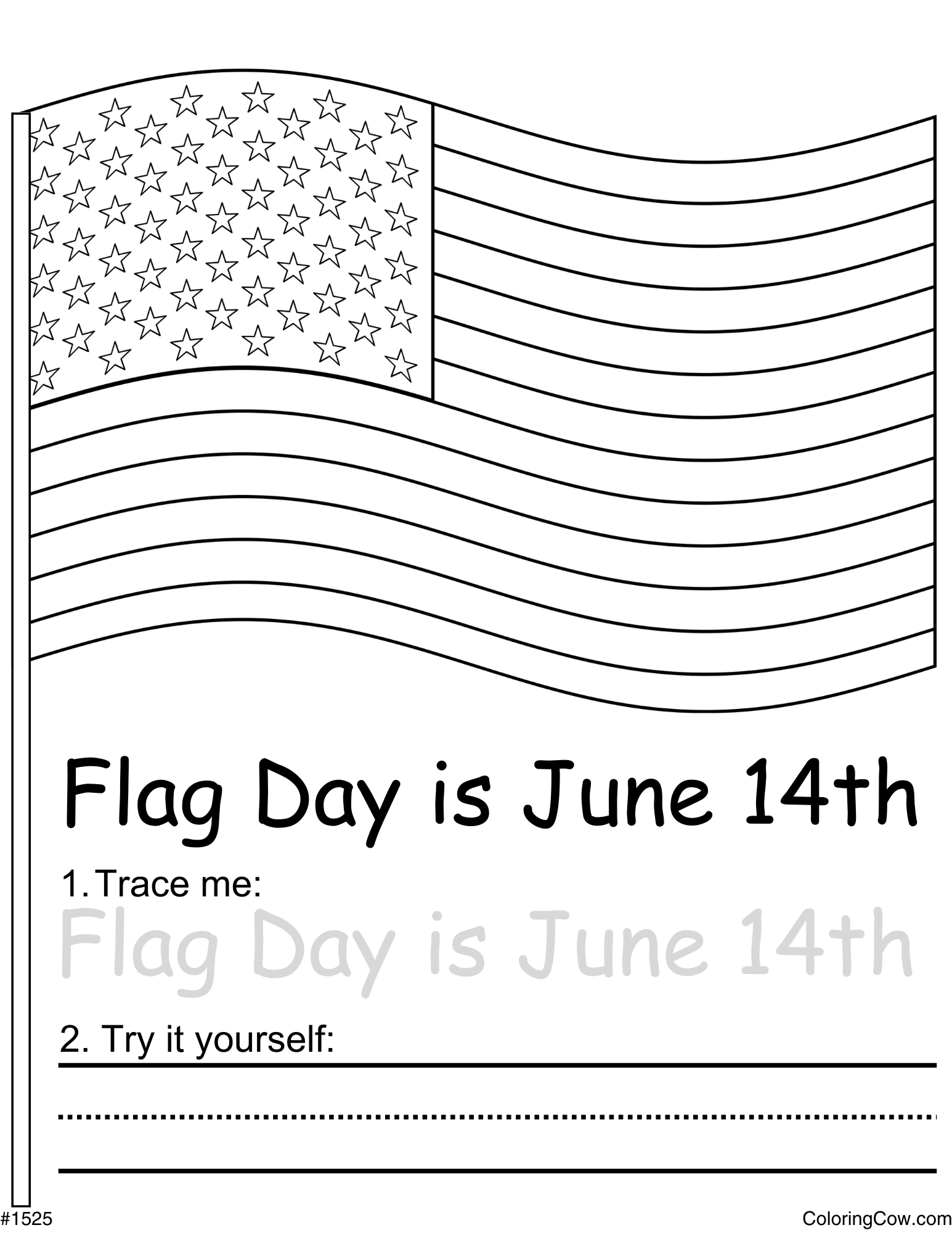 Flag Day Coloring Pages Printable Flag Day Coloring Pages Printable