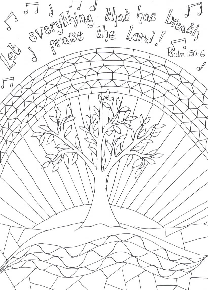 Flame Creative Children s Ministry Printable Reflective Worship Colouring Sheet Psalm 150 Flame Creative Children s Ministry Printable Reflective Worship Colouring Sheet Psalm 150